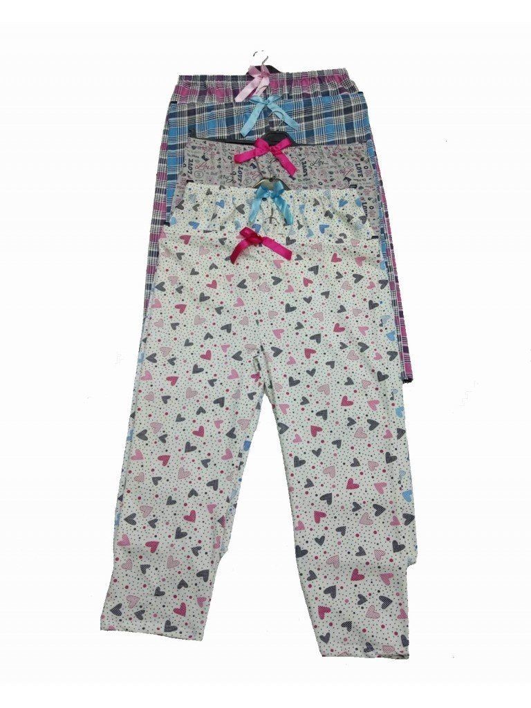 Rinda 1003 Bayan Pijama Altı Karışık Desen