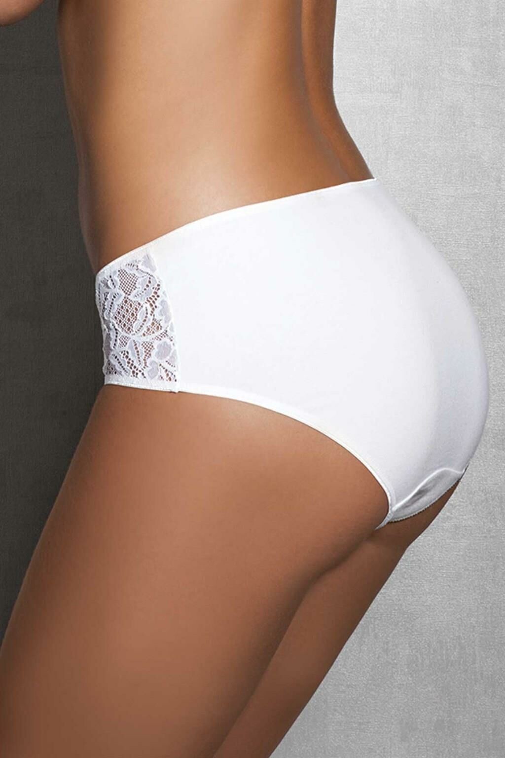 Doreanse 7137P Kadın Modal Dantelli Çiçek Desenli Slip Külot