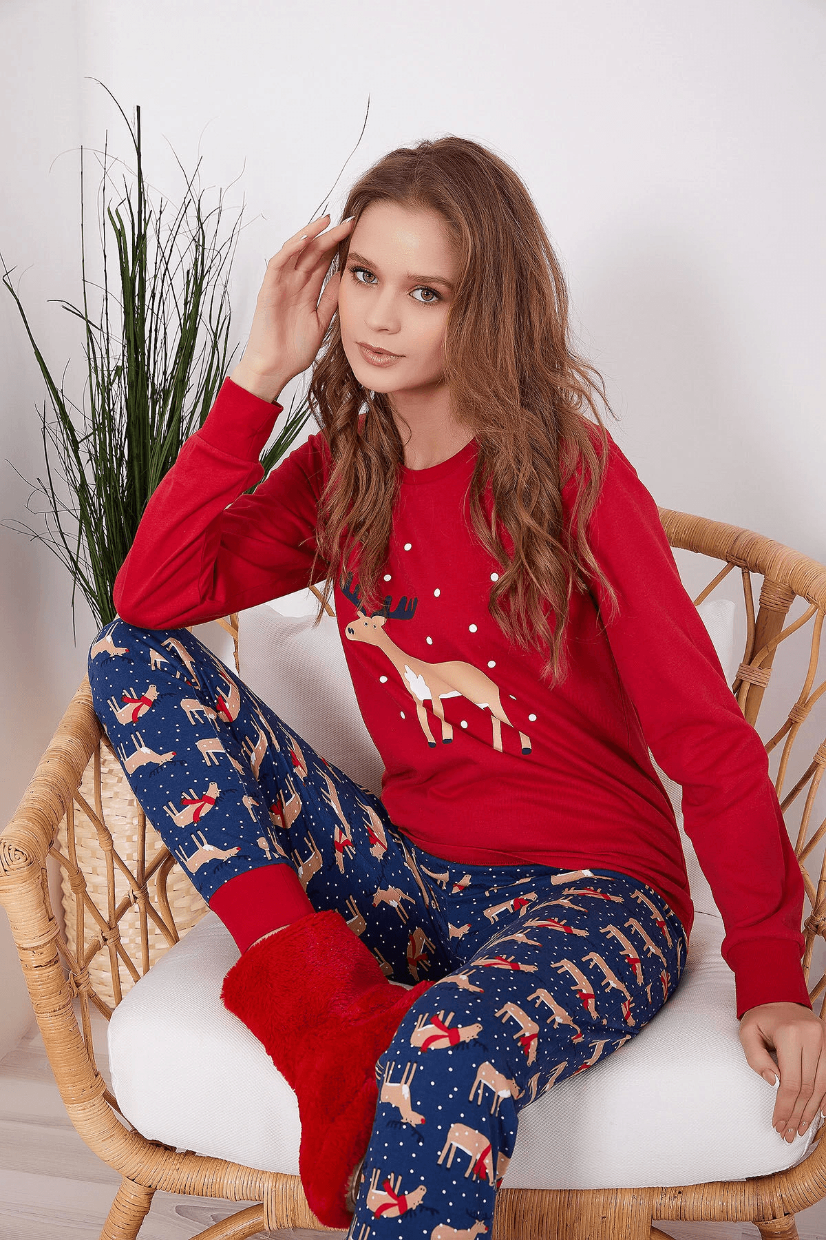 Rolypoly Rp2921-s-v1 Bayan Uzun Kol Pijama Takımı
