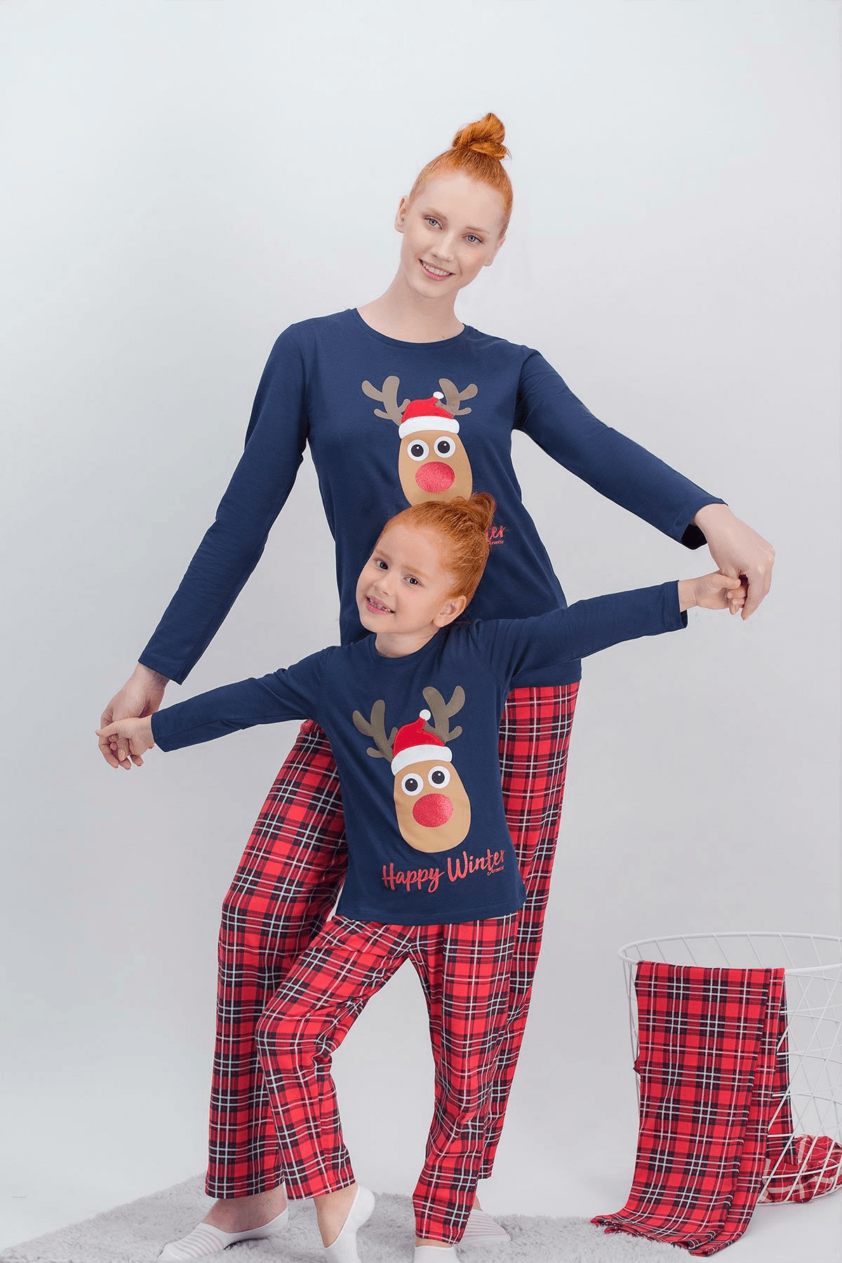 Arnetta 385-S-V1 La La Happy Winter Kadın Uzun Kol Pijama Takımı