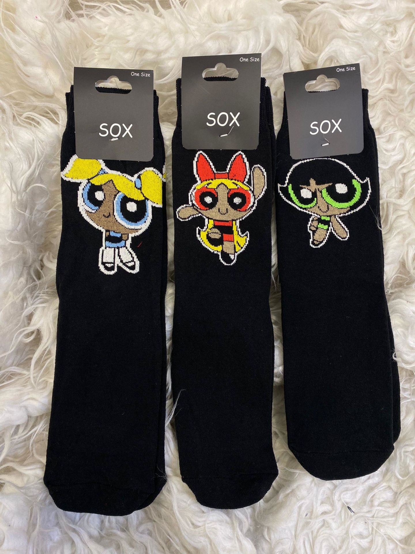 Powerpuff Girls Unisex Soket Çorap