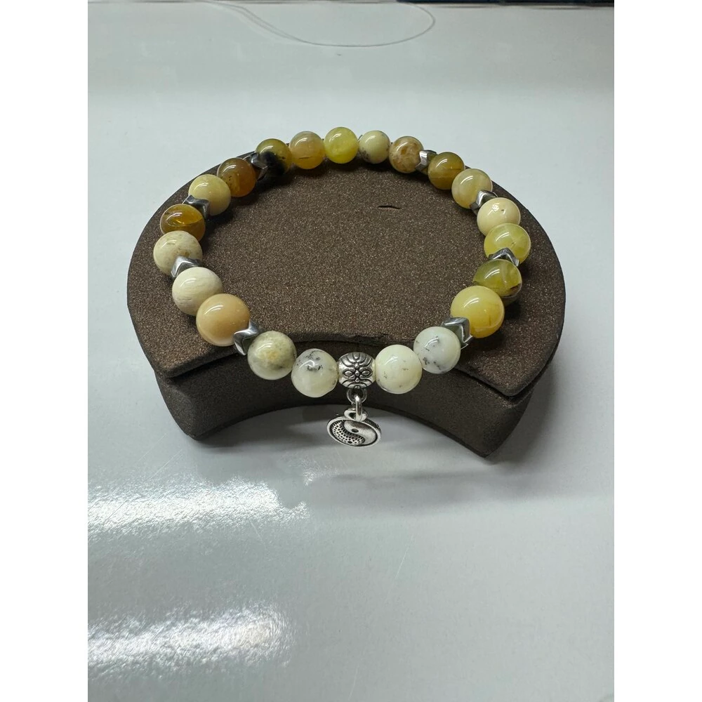 Sarı Opal Doğaltaş Bileklik