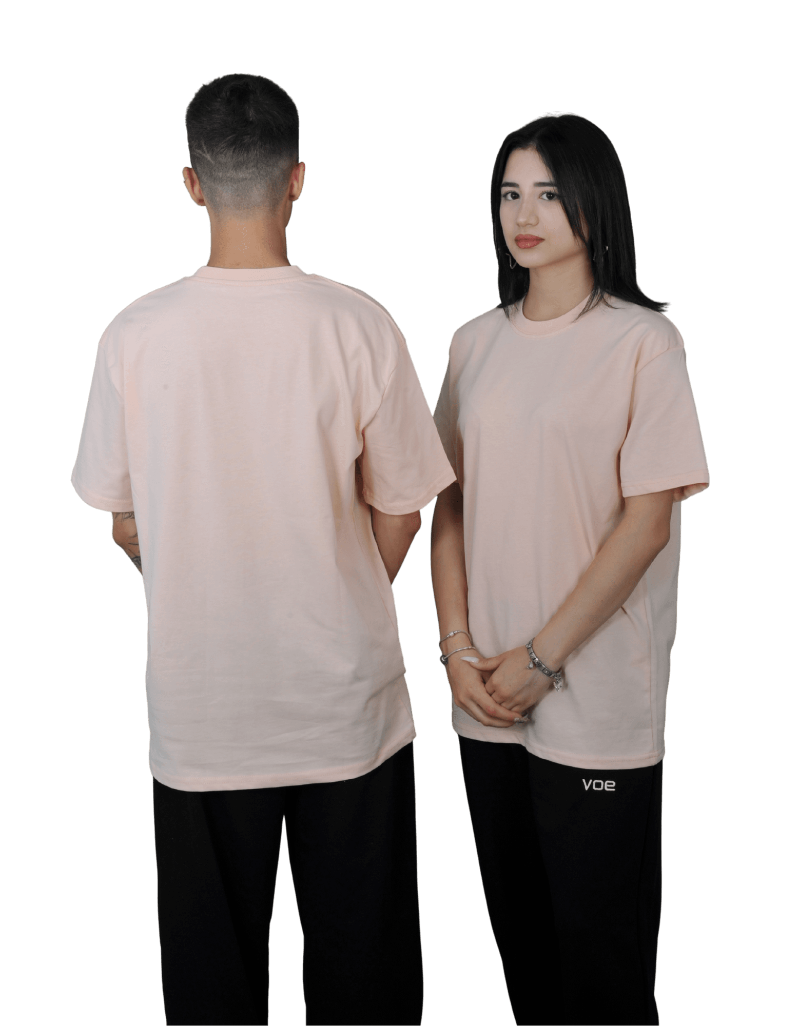 VOE BASIC T'SHIRT - GÜL KURUSU