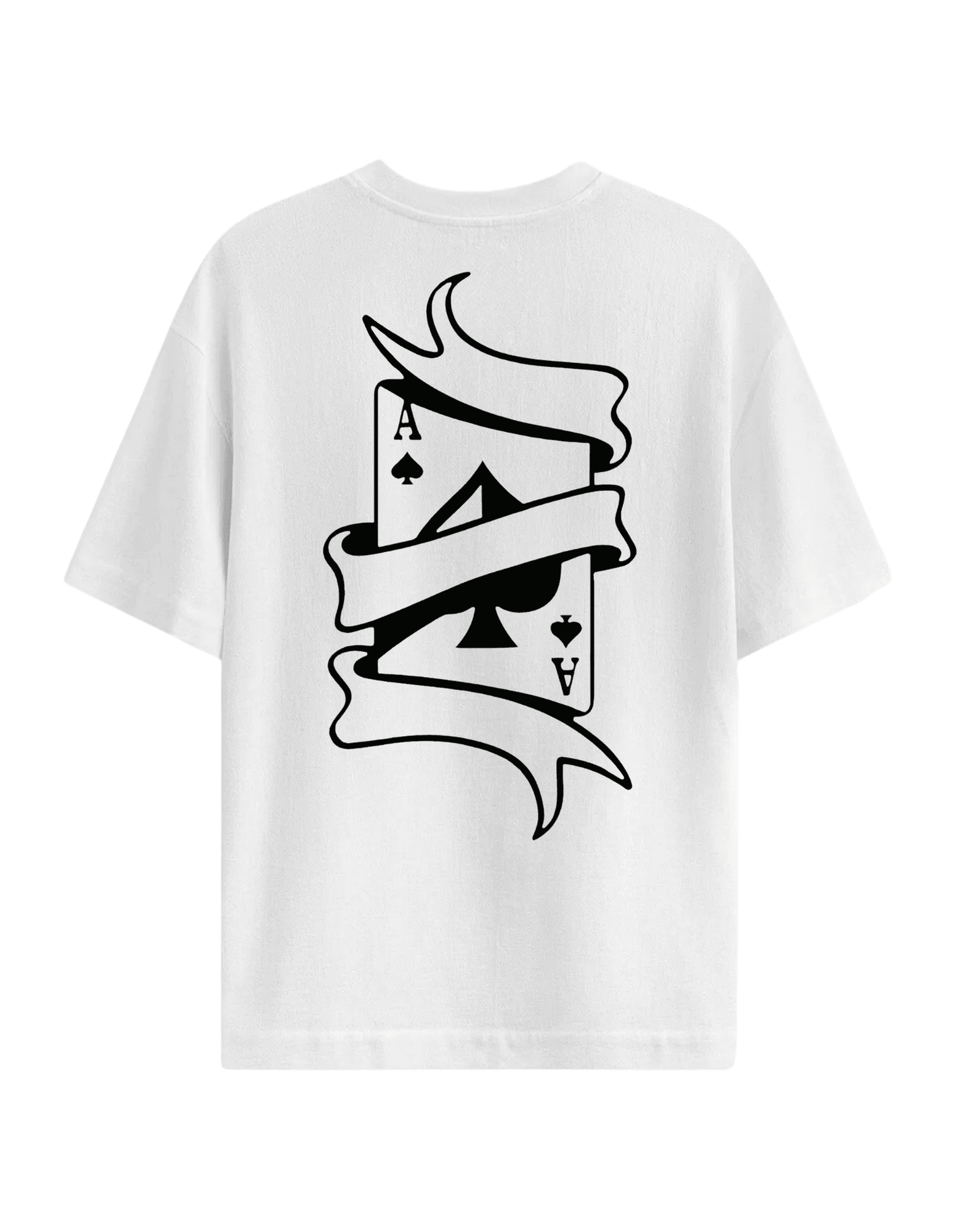 VOE MONEY OVERSIZE T'SHIRT - BEYAZ