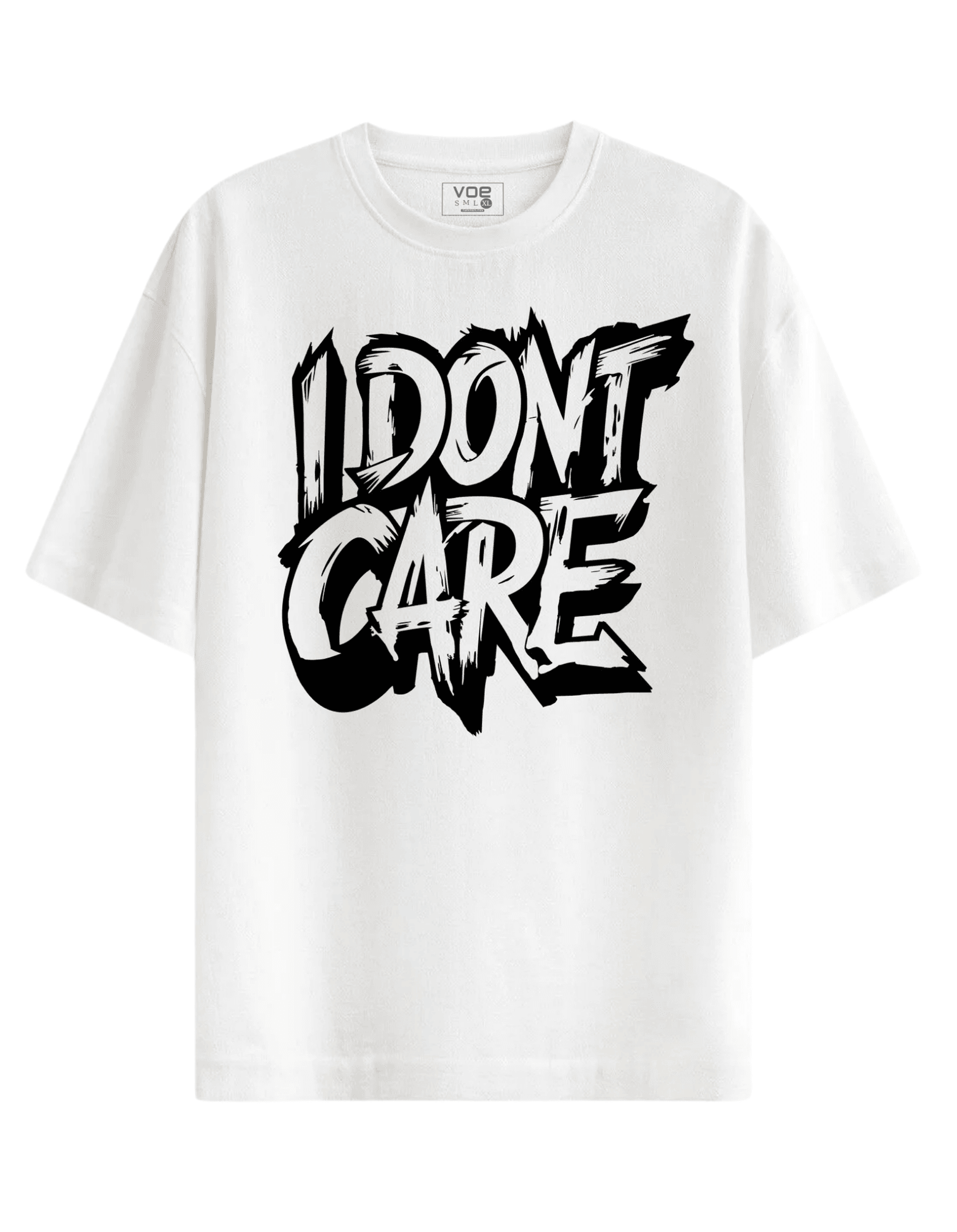 VOE CARE OVERSIZE T'SHIRT - BEYAZ