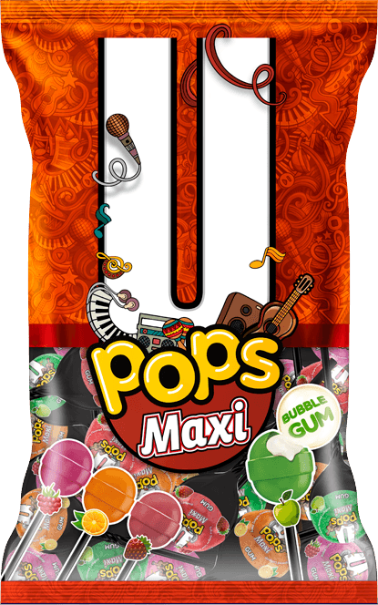 U POPS Maxi Lolipop Multipaket  (16Gr X 48Adet)