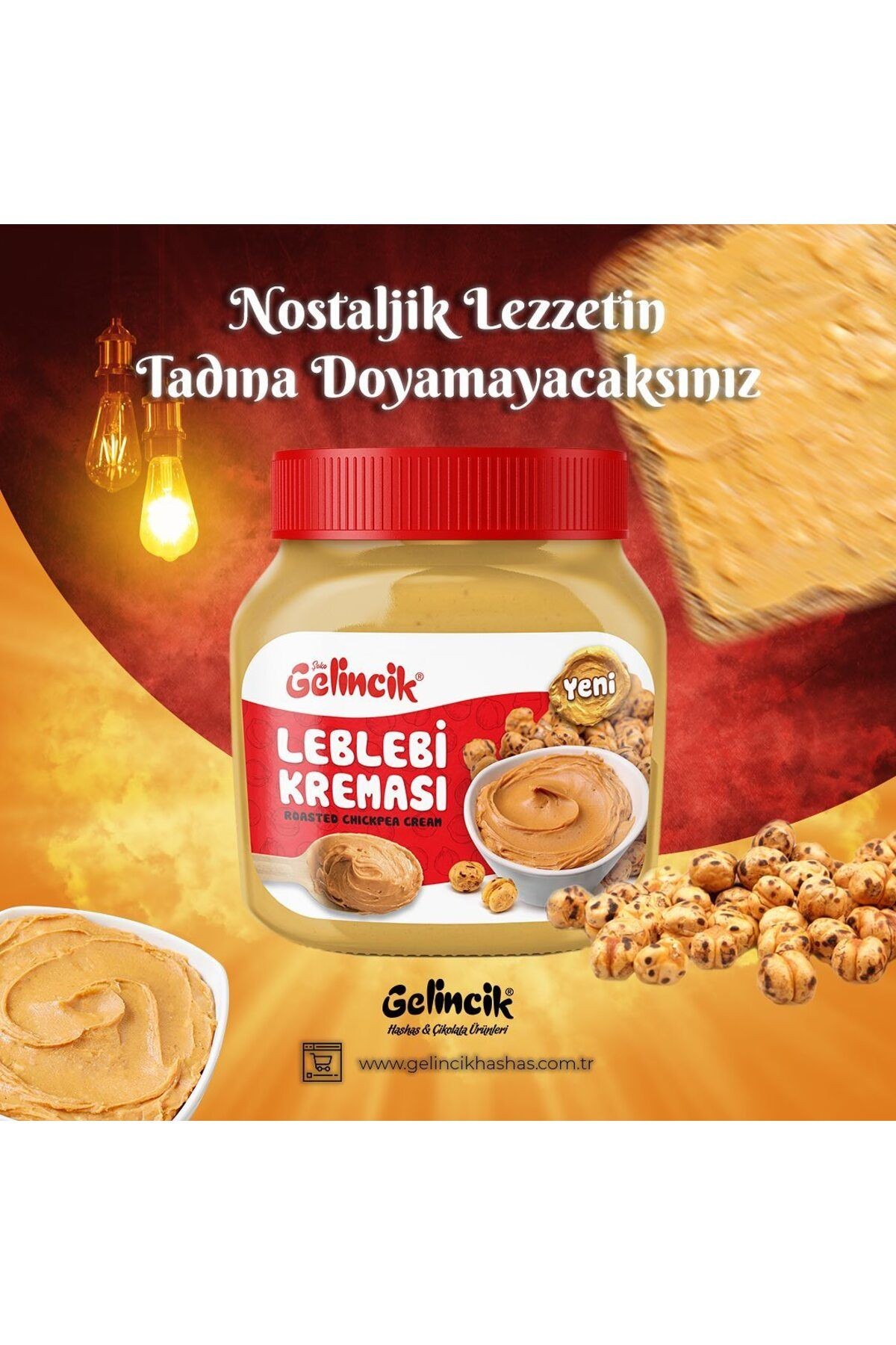 Kahvaltılık Sürülebilir Doğal Katkısız 5kg Özel Üretim Orijinal Leblebi Kreması