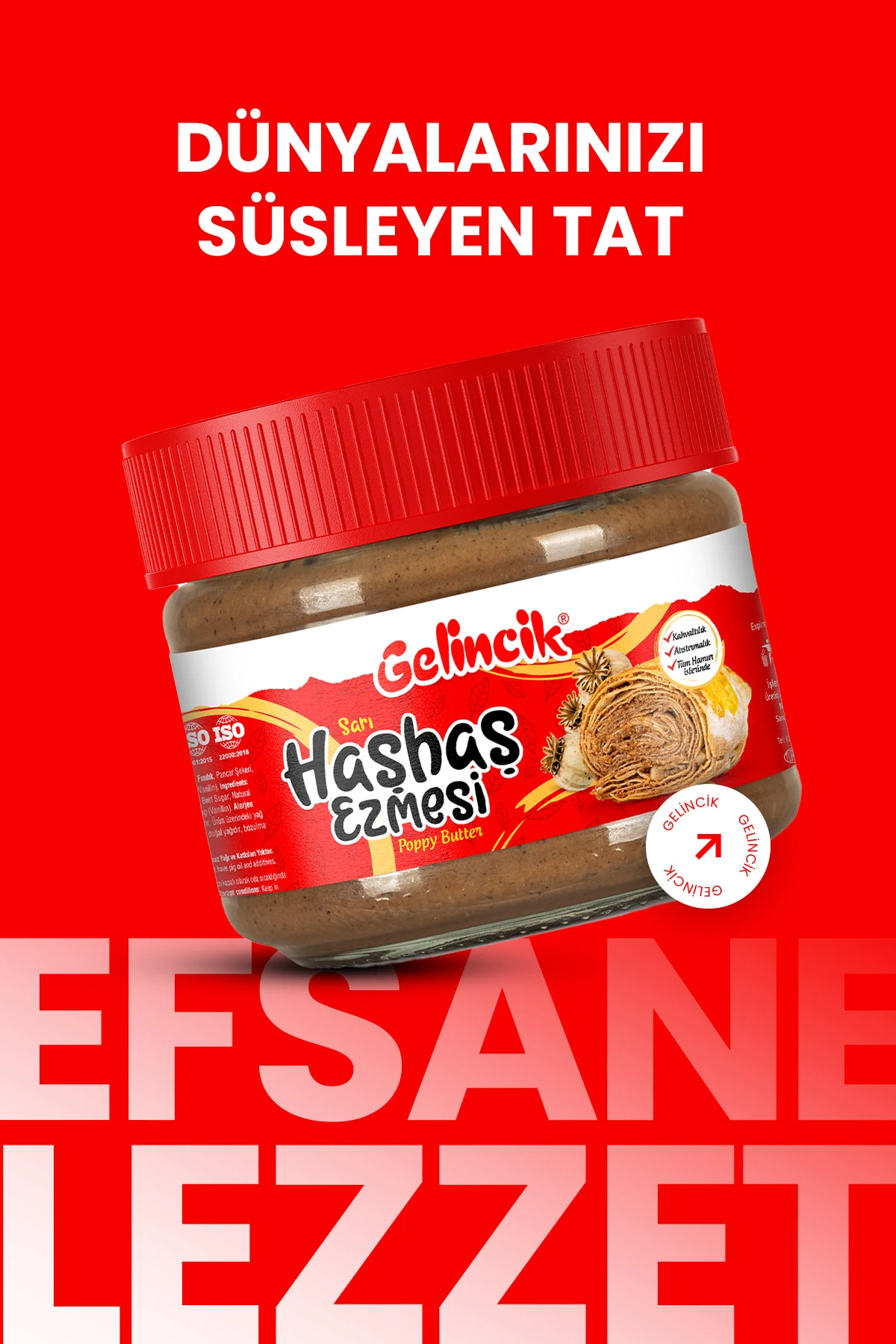 Sarı Haşhaş Ezmesi 300 Gr Kavanoz