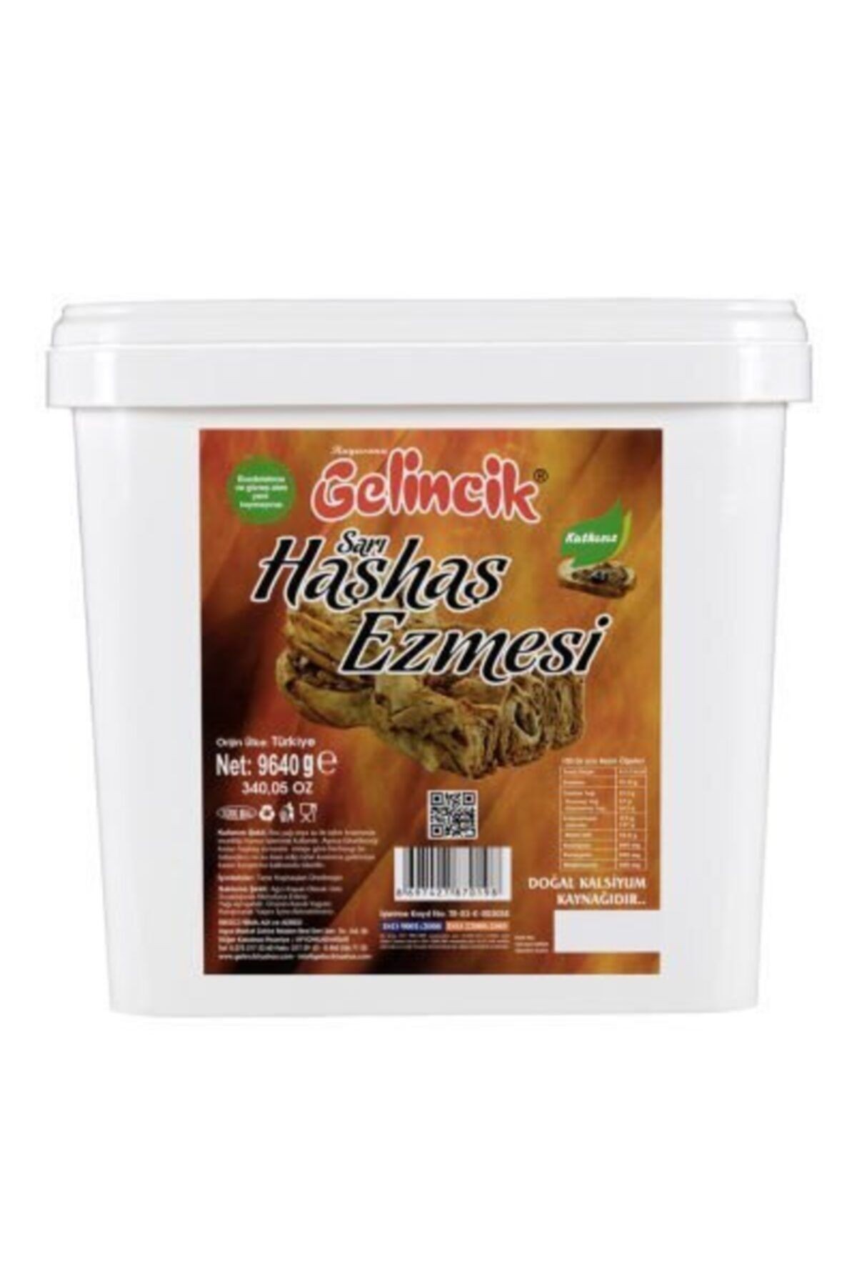 Hamur Işlerinde Kahvaltılık Doğal Katkısız 10kg Özel Üretim Sarı Haşhaş Ezmesi