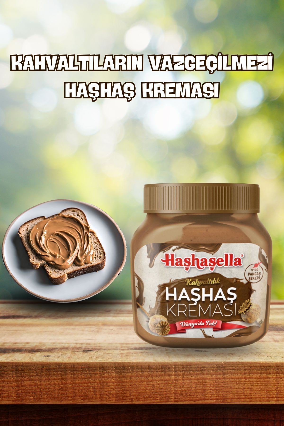 Gelincik Kahvaltılık Sürülebilir Doğal Katkısız 320gr Özel Üretim Haşhaş Kreması