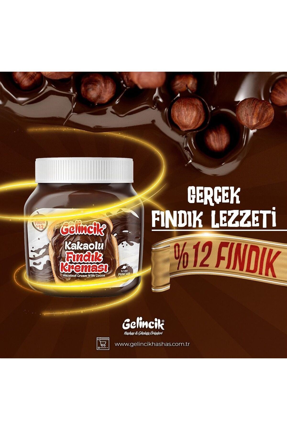 Kahvaltılık Sürülebilir Doğal Katkısız 320gr Kavanoz Özel Üretim Kakaolu Fındık Kreması