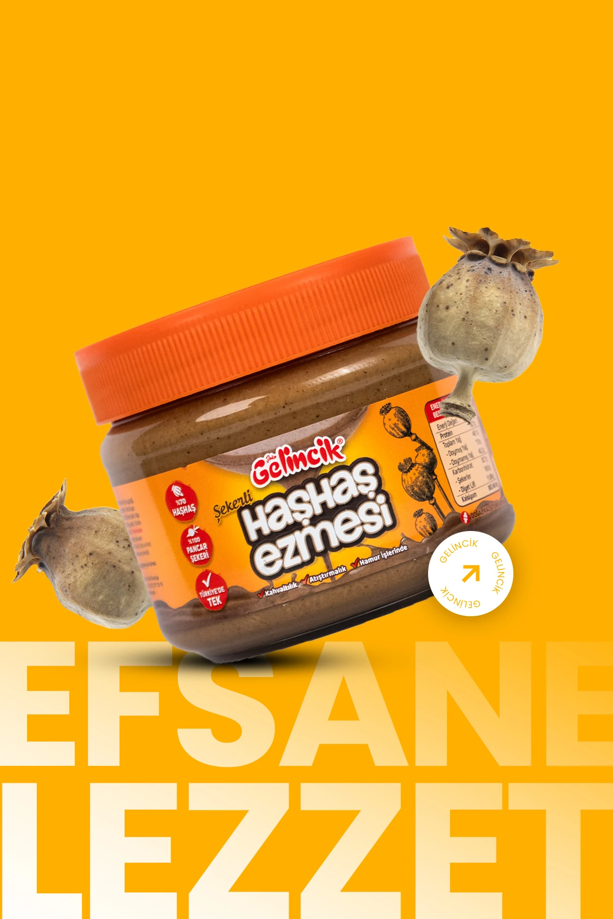 Kahvaltılık Sürülebilir Doğal Katkısız 320gr Özel Üretim Şekerli Haşhaş Ezmesi