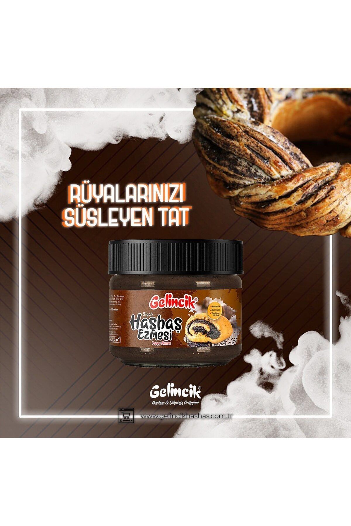 Siyah Haşhaş Ezmesi 420 Gr Kase