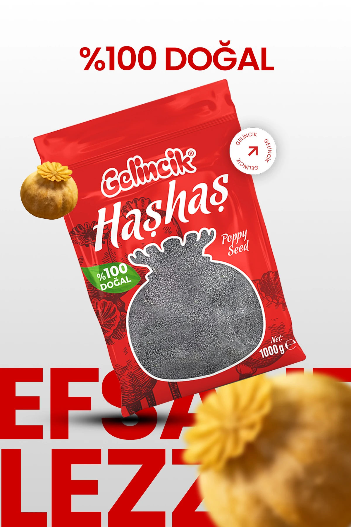 Doğal Katkısız Mavi Haşhaş Tohumu 250 gr