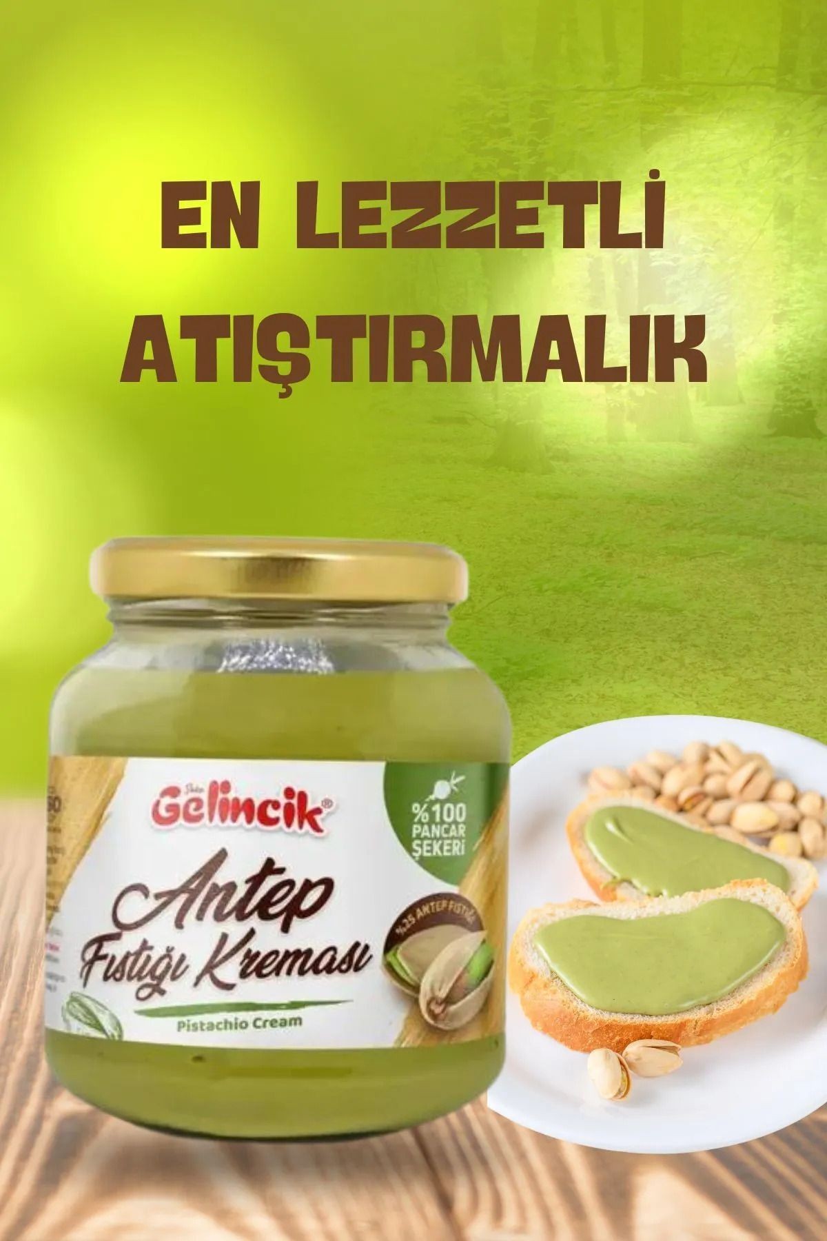 2'li Set 320G Leblebi Kreması ve 320G Kahvaltılık Sürülebilir Özel Üretim Antep Fıstığı Kreması