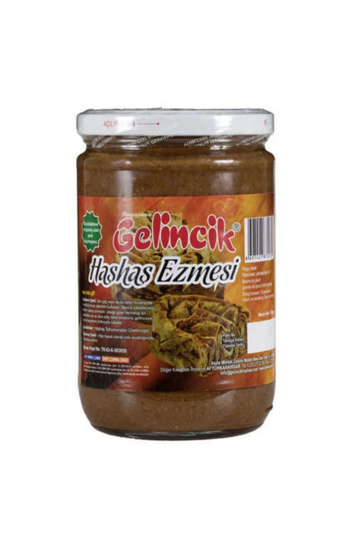 Hamur Işlerinde Kahvaltılık Doğal 600gr Özel Üretim Haşhaşcıgil Sarı Haşhaş Ezmesi