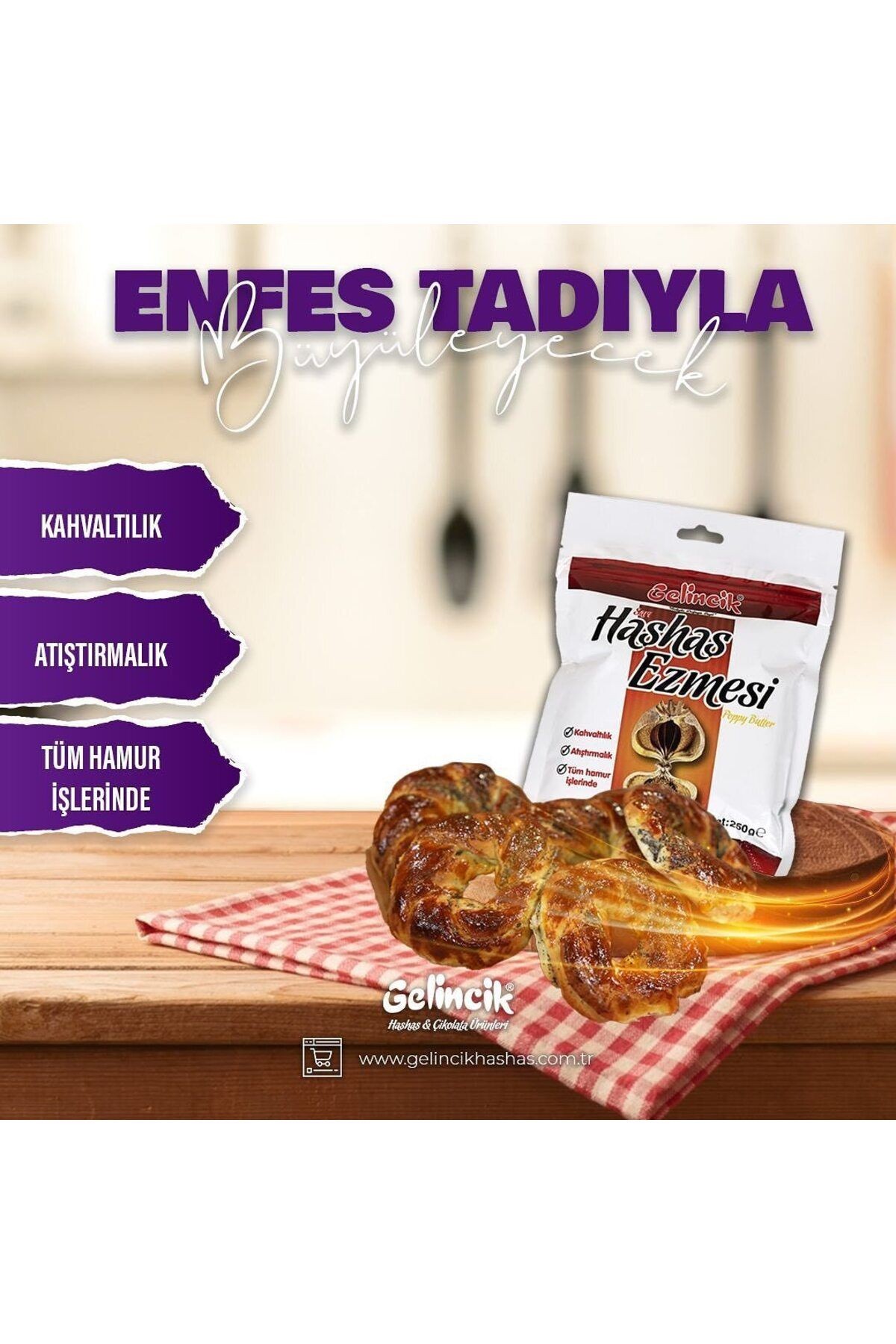 500Gr Haşhaş Ezmesi ve 250Gr Sarı Haşhaş Ezmesi Kasım Sepeti