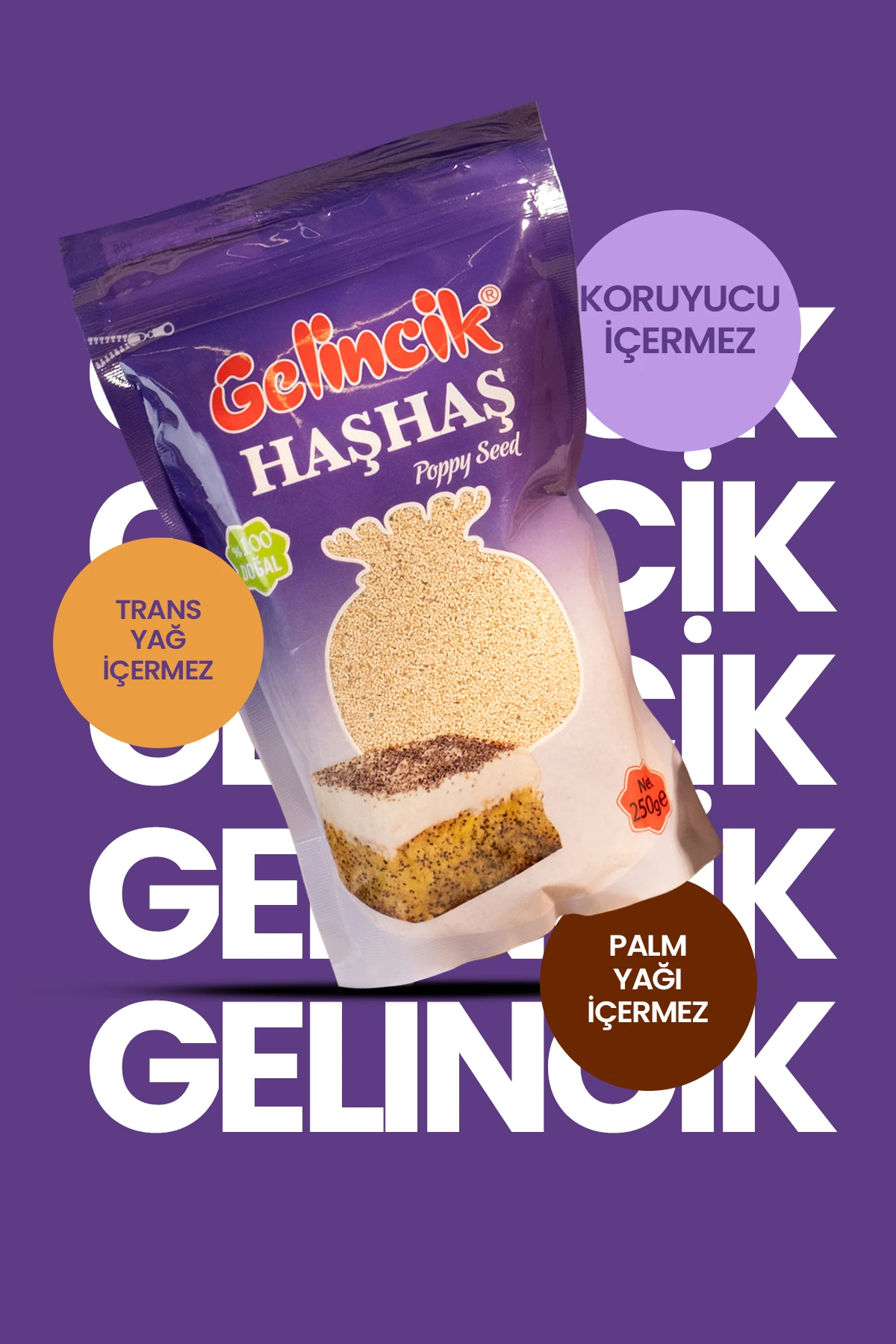 Doğal Katkısız Sarı Haşhaş Tohumu 250gr