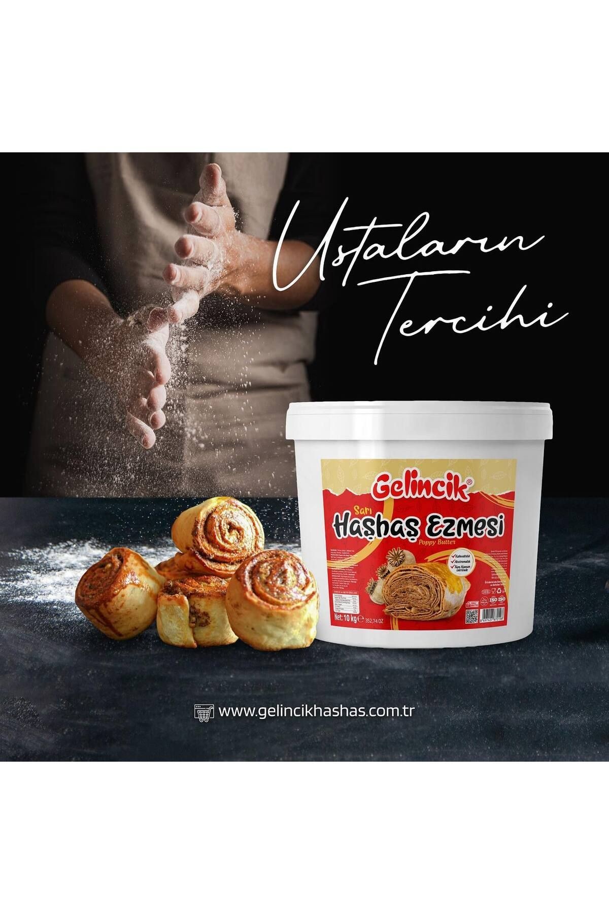 Hamur Işlerinde Kahvaltılık Doğal Katkısız 450gr Özel Üretim Sarı Haşhaş Ezmesi