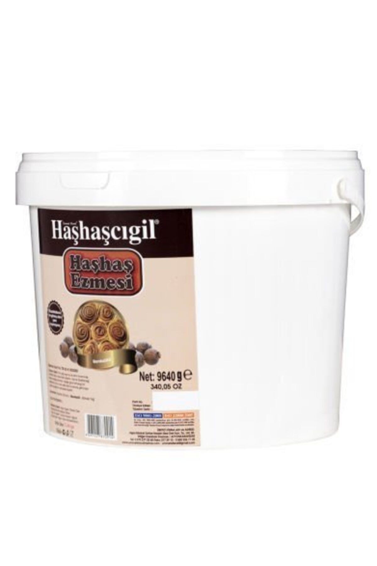 Haşhaşella Gelincik Hamur Işlerinde Kahvaltılık Doğal Katkısız 10kg Özel Üretim Haşhaş Ezmesi