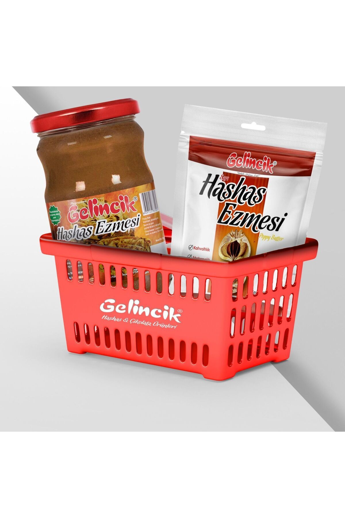 500Gr Haşhaş Ezmesi ve 250Gr Sarı Haşhaş Ezmesi Kasım Sepeti