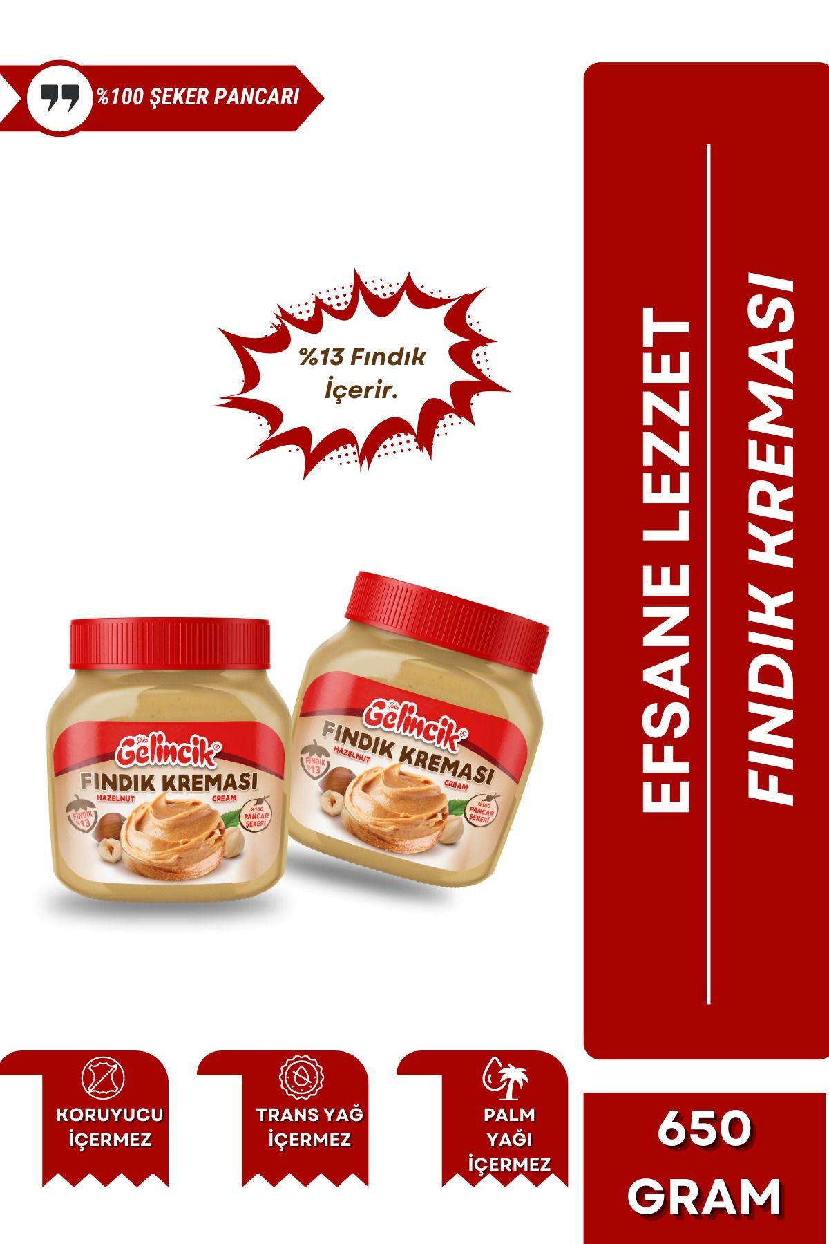 650 Gr Fındık Kreması