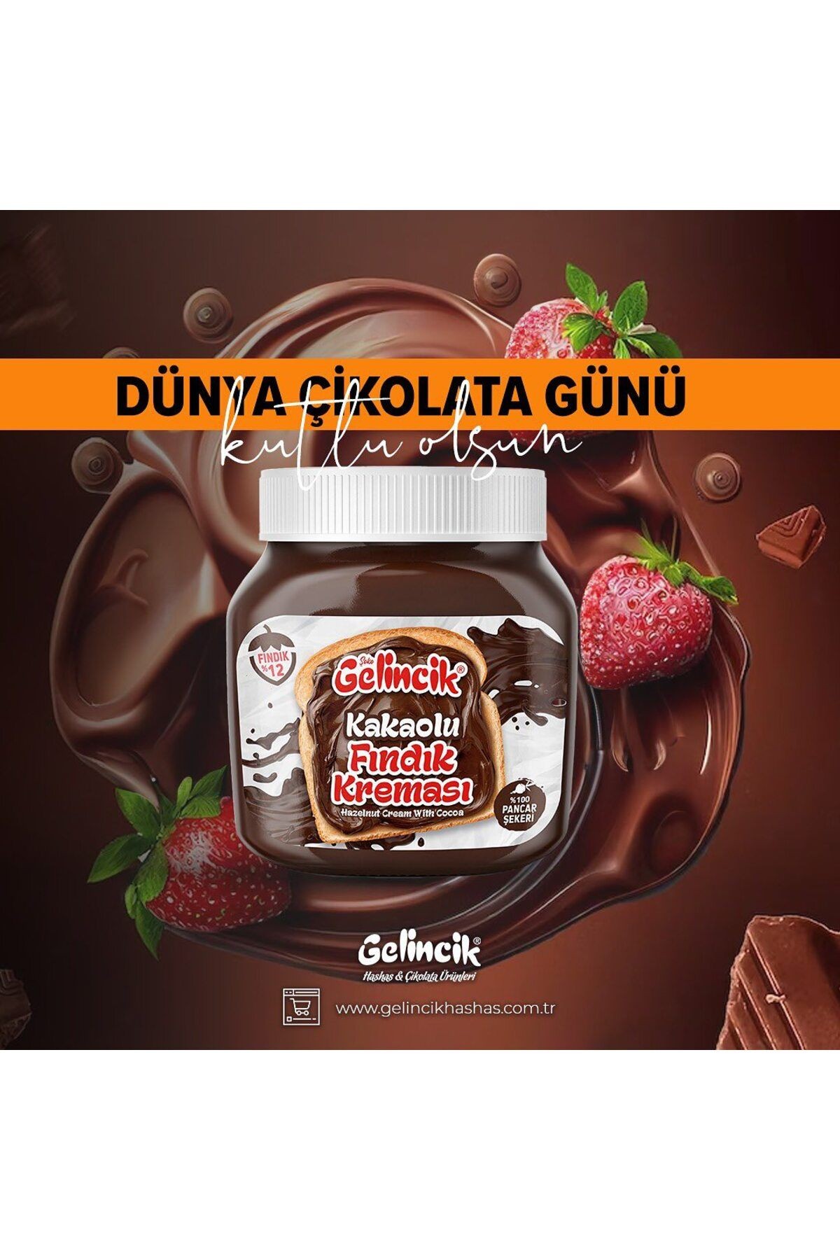 Kahvaltılık Sürülebilir Doğal Katkısız 320gr Kavanoz Özel Üretim Kakaolu Fındık Kreması