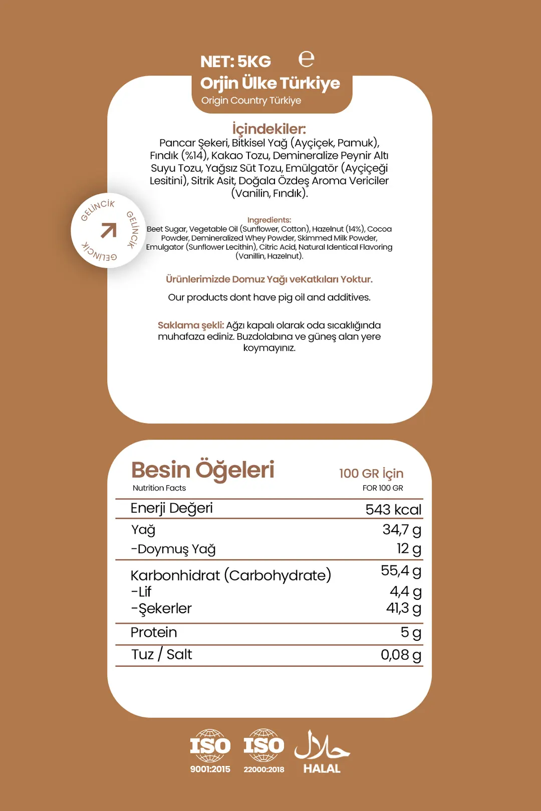 Bigfeelingsページ Doğal Katkısız 5kg Özel Üretim Pralin Waffle