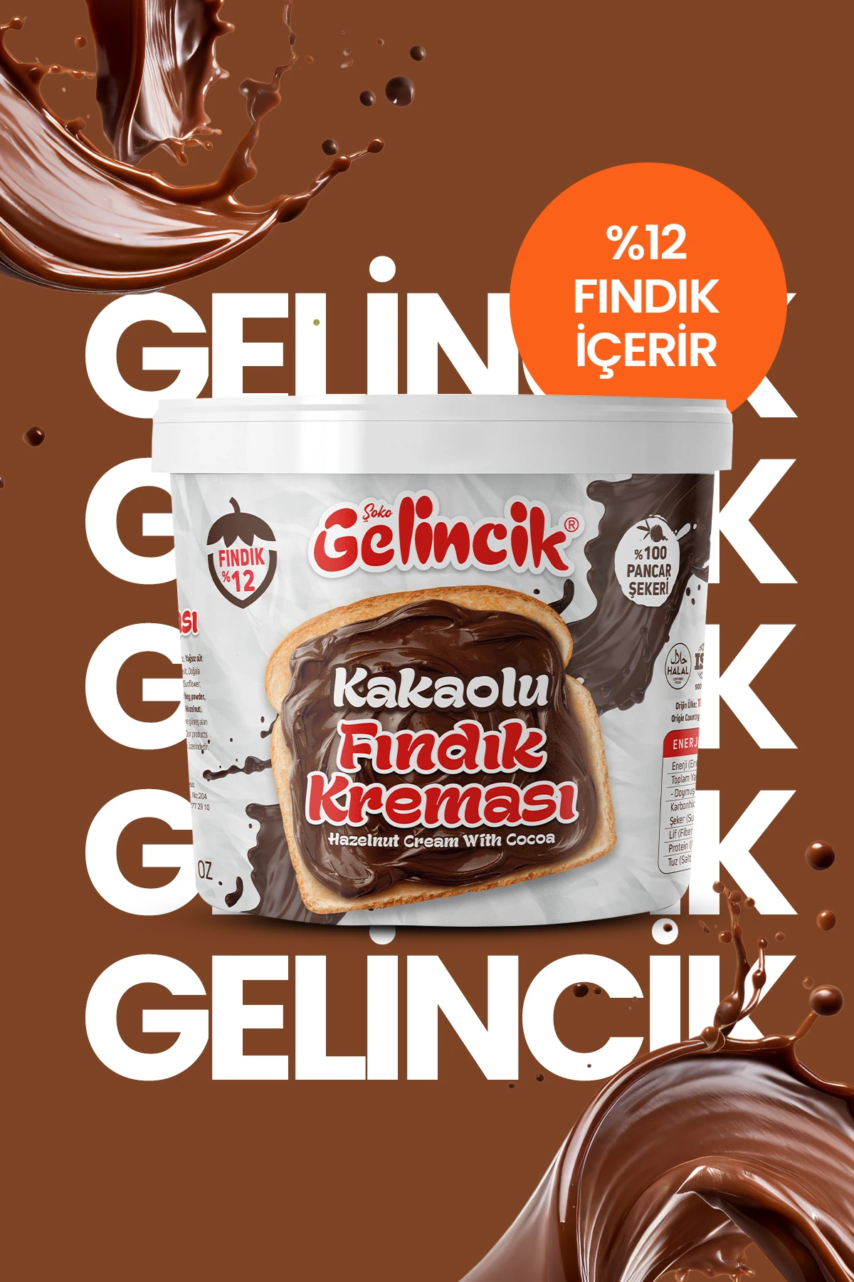 Kahvaltılık Sürülebilir Doğal Katkısız 10kg Özel Üretim Kakaolu Fındık