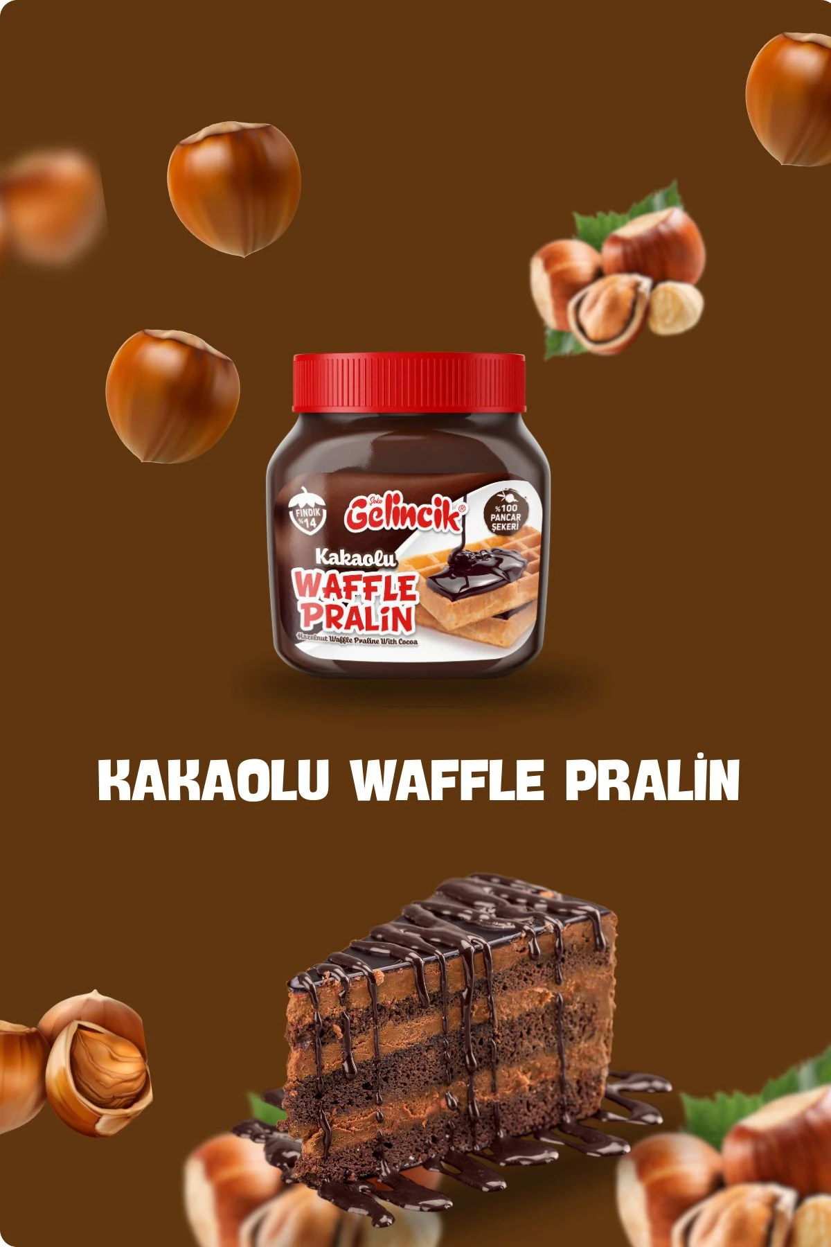 650 Gr Waffle Pralin