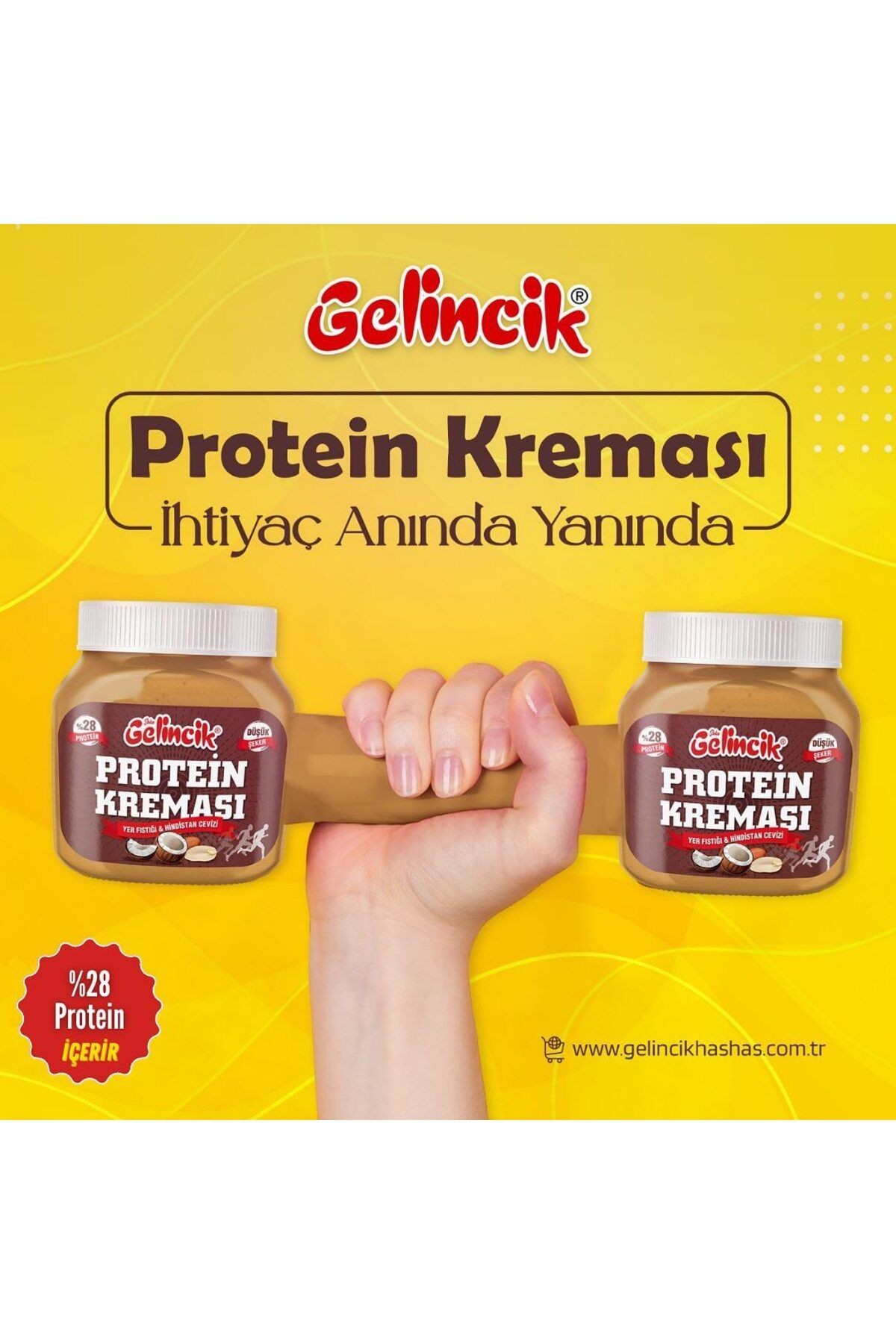 Kahvaltılık Sürülebilir Doğal Katkısız 650gr Özel Üretim Protein Kreması