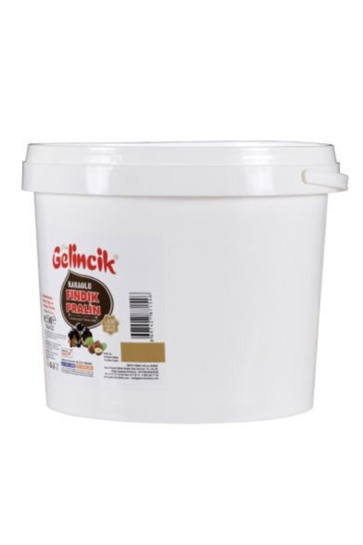 Kahvaltılık Sürülebilir Doğal Katkısız 5kg Kova Özel Üretim Kakaolu Fındık Pralin