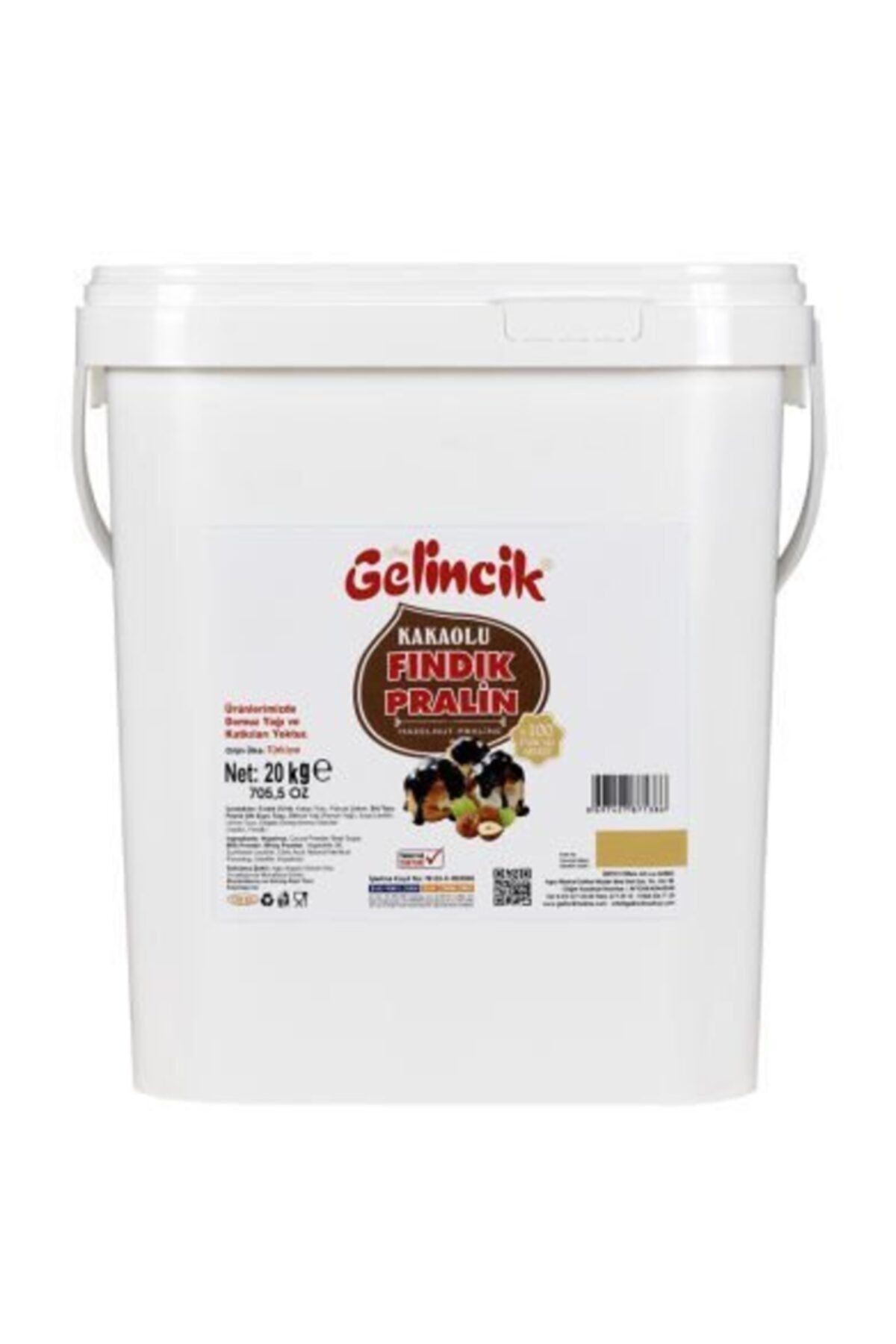 Kakaolu Fındık Pralin 20 kg