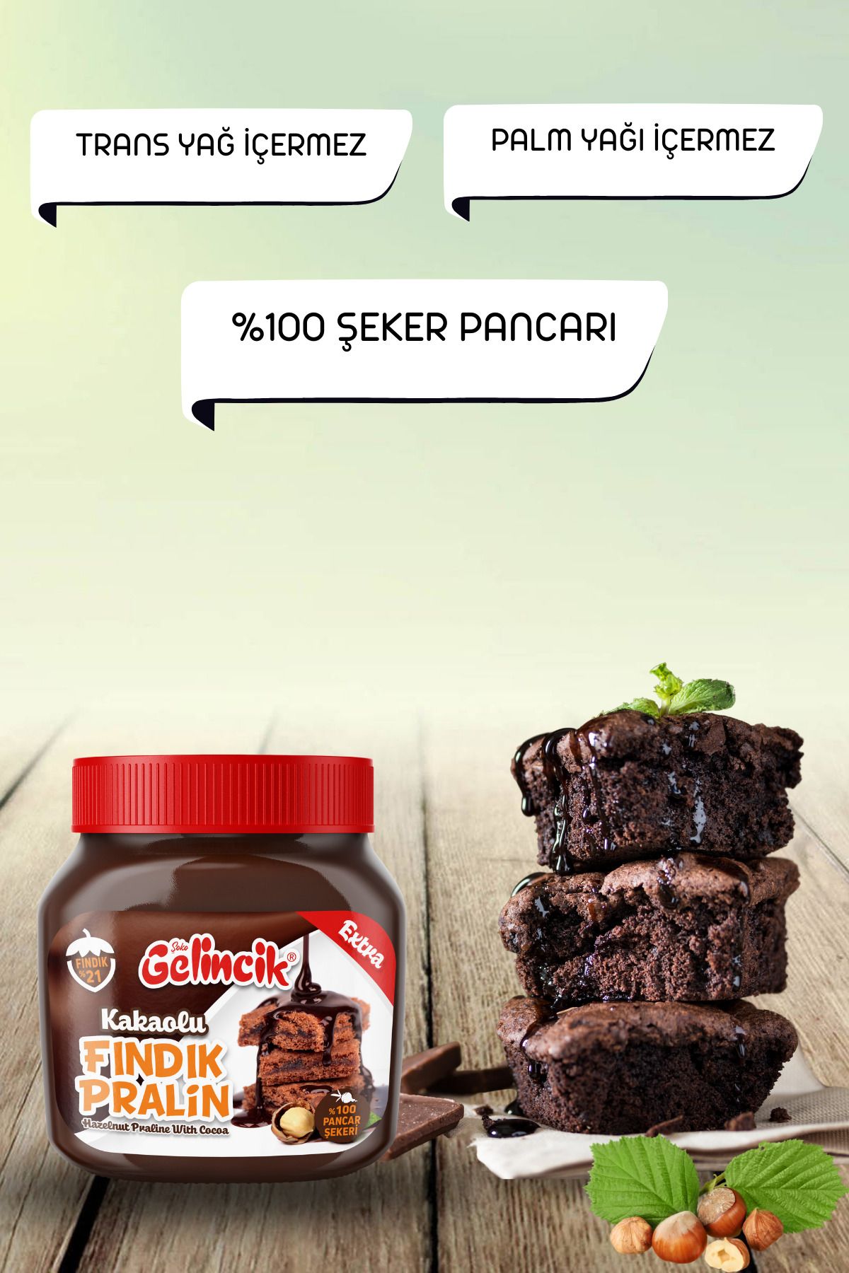 650 gr Kakaolu Fındık Pralin Ekstra %21 Fındık Içerir Pasta Kek Şeflerin Tercihi