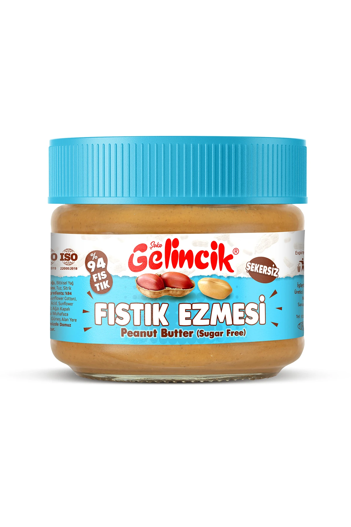 Kahvaltılık Sürülebilir Doğal Katkısız 300gr Özel Üretim Şekersiz Fıstık Ezmesi Krem