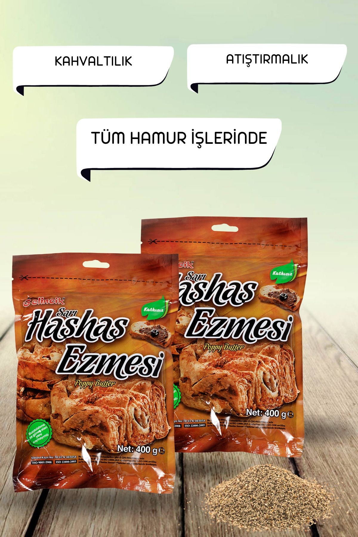 Kahvaltılık Hamur Işlerinde Doğal 500gr Özel Üretim Haşhaş Ezmesi