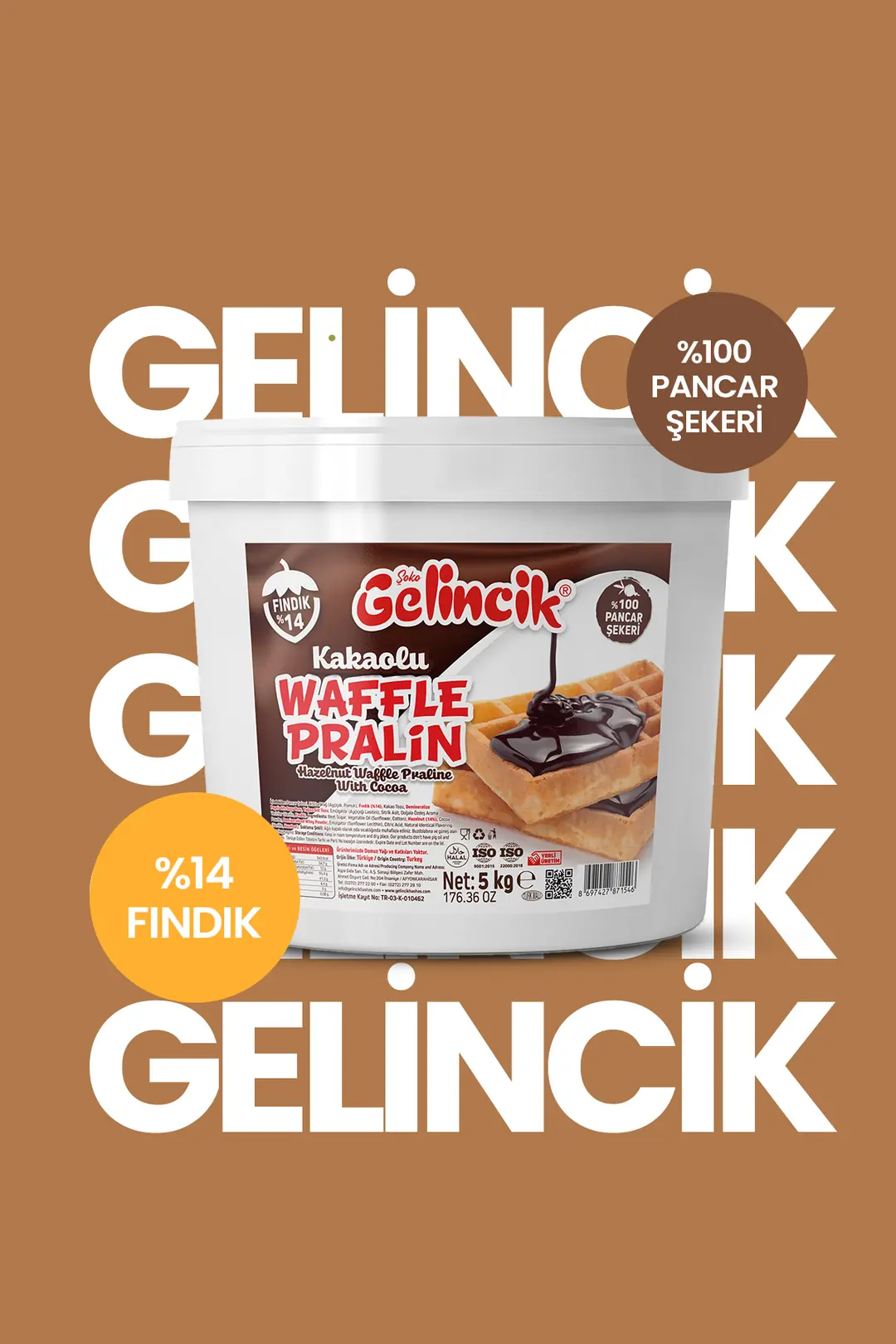 Bigfeelingsページ Doğal Katkısız 5kg Özel Üretim Pralin Waffle