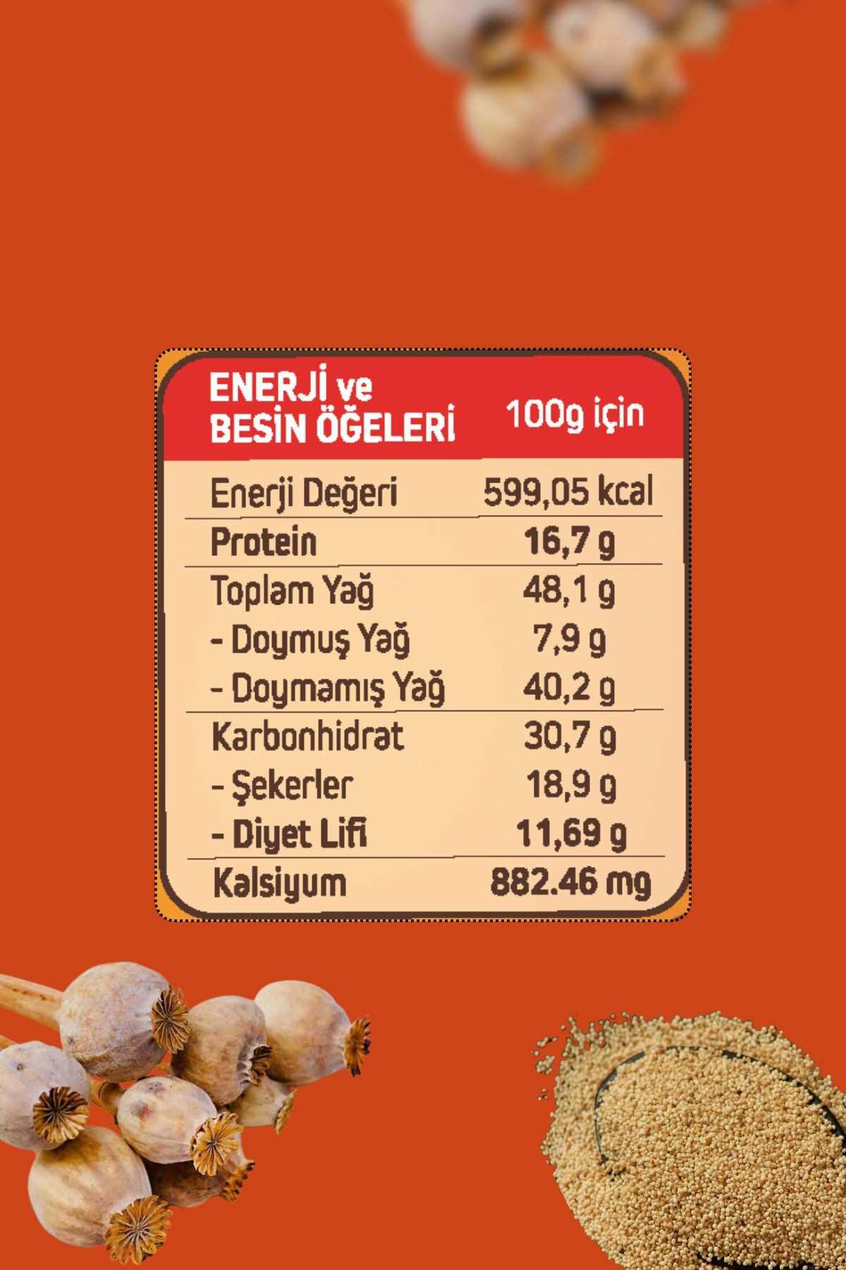 Kahvaltılık Sürülebilir Doğal Katkısız 650gr Özel Üretim Şekerli Haşhaş Ezmesi