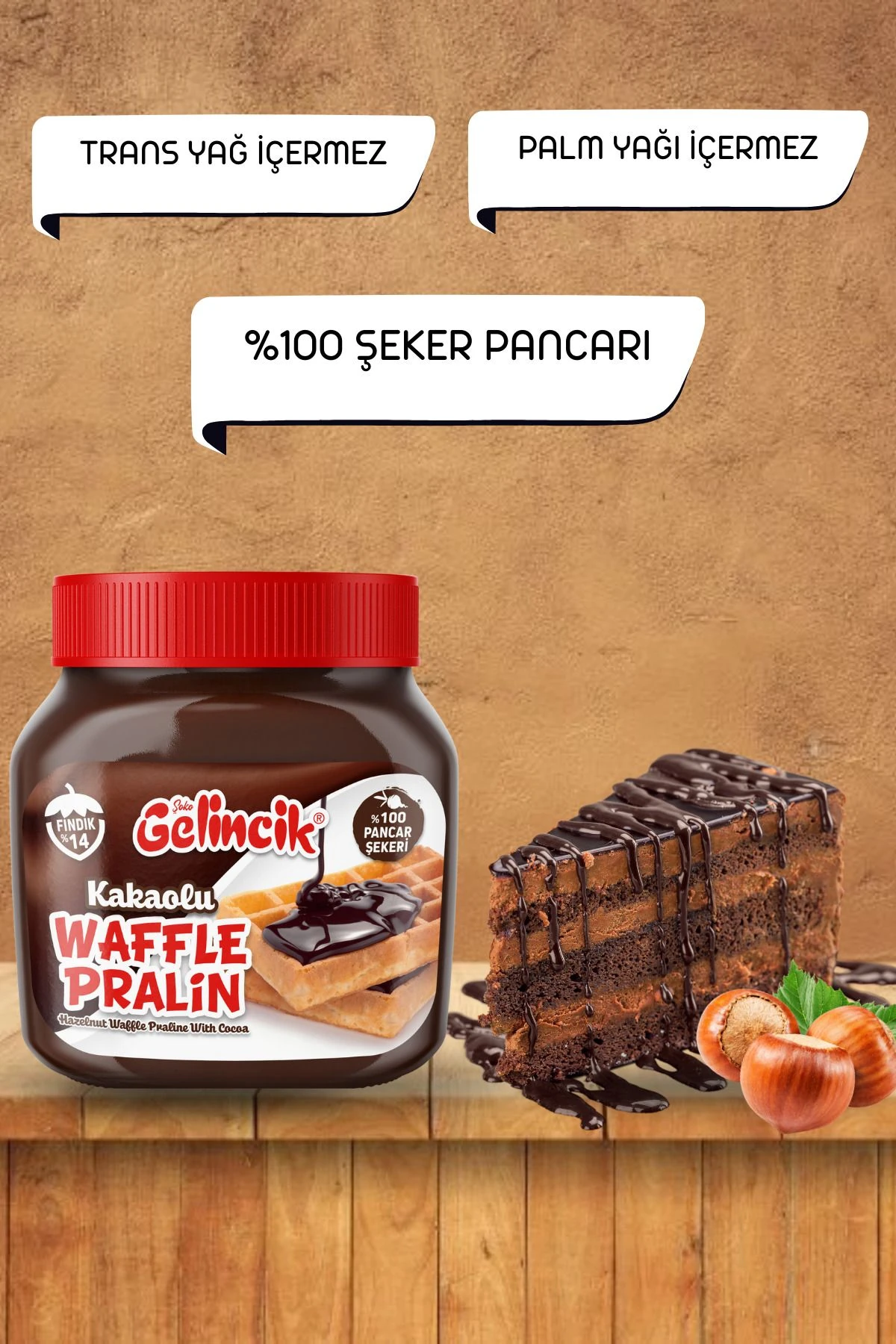 650 Gr Waffle Pralin