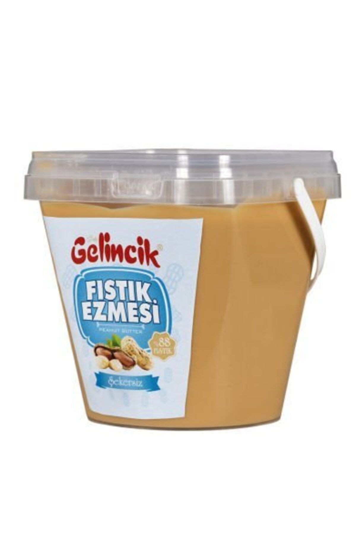 Şekersiz Fıstık Ezmesi Krem 900gr Kase