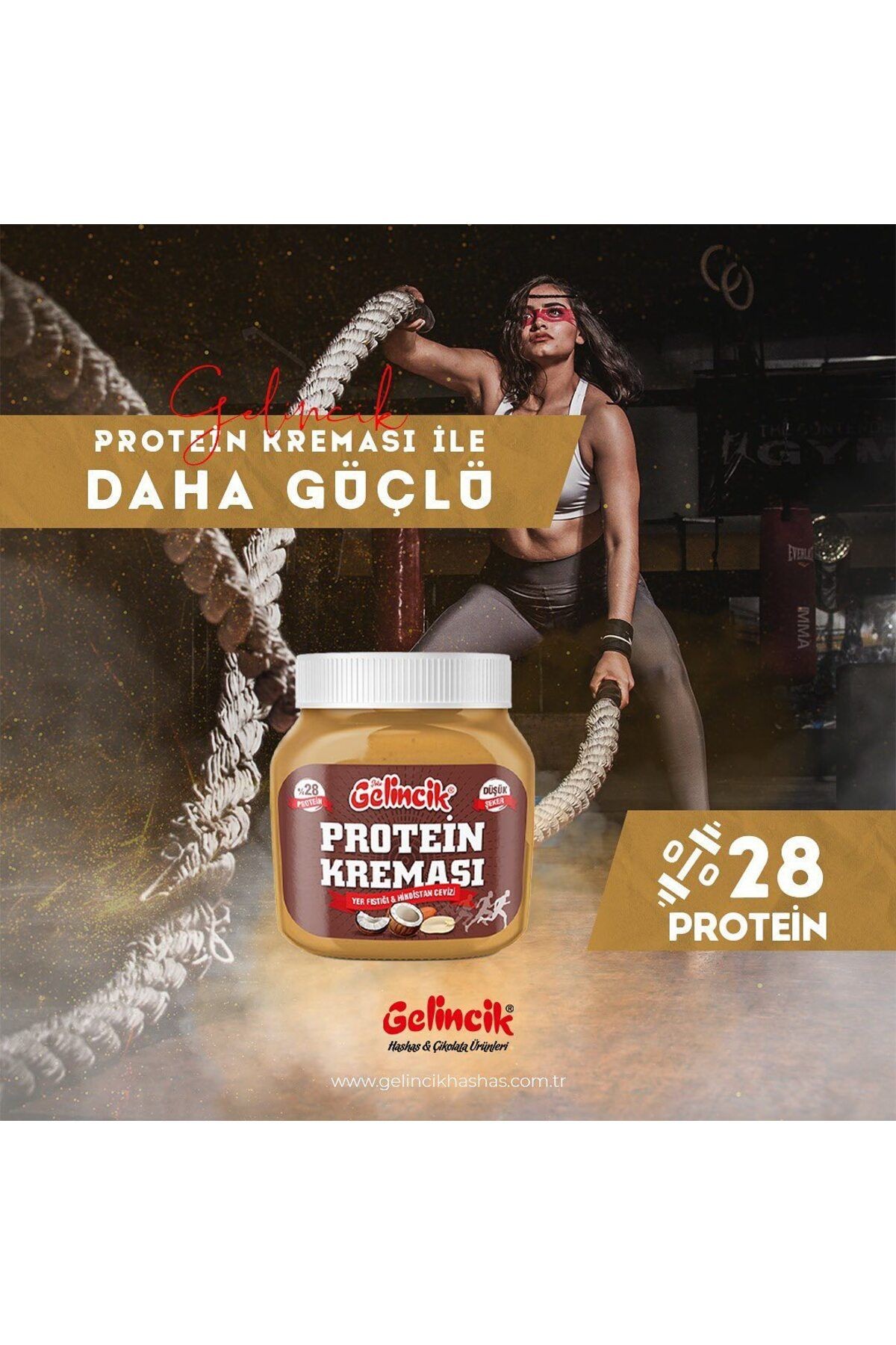 Kahvaltılık Sürülebilir Doğal Katkısız 650gr Özel Üretim Protein Kreması