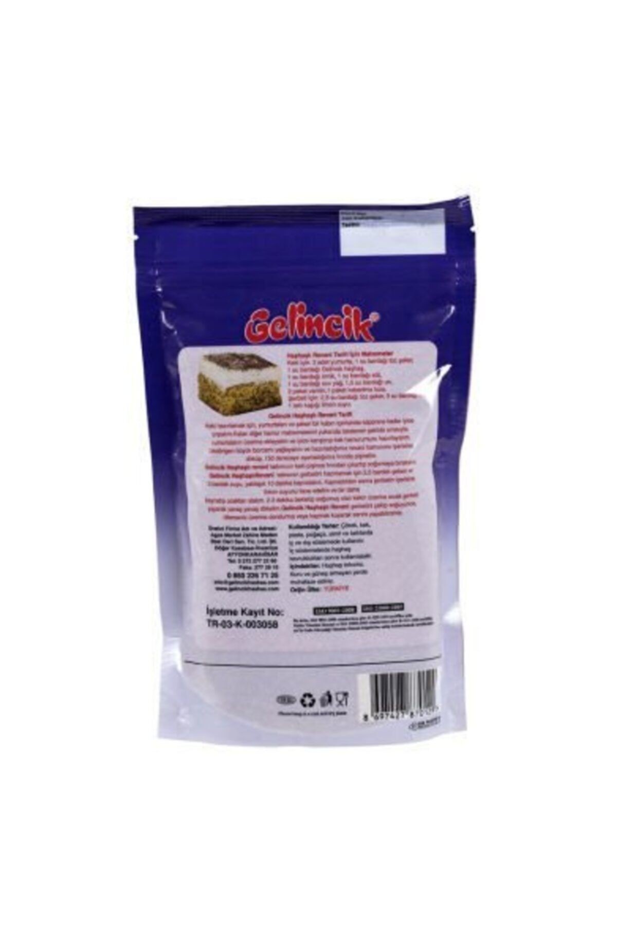 Doğal Katkısız Beyaz Haşhaş Tohumu 250gr