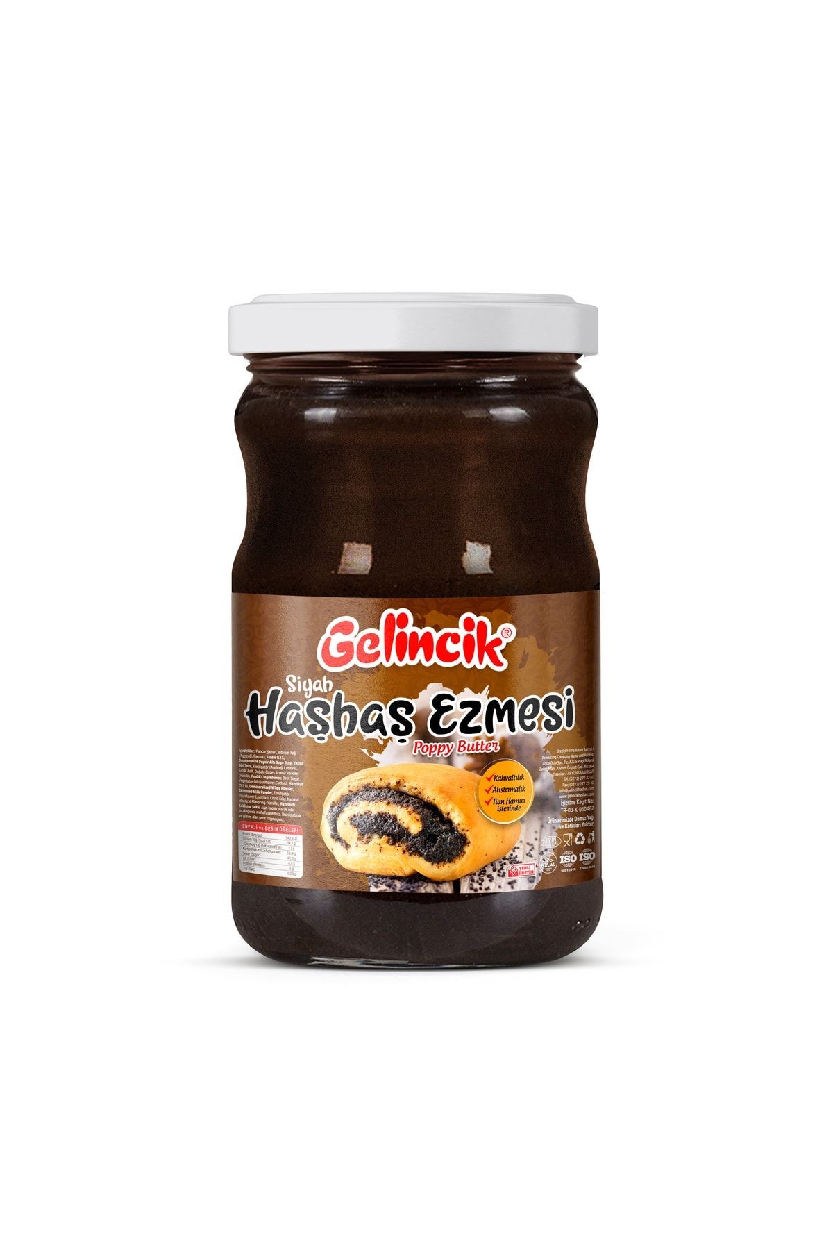 Siyah Haşhaş Ezmesi 600 Gr Kavanoz