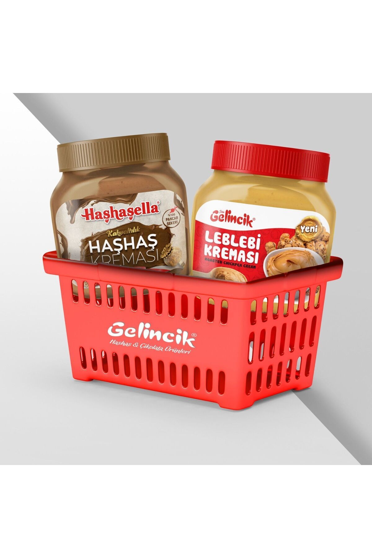 650gr Leblebi Kreması Ve 650gr Haşhaş Kreması Ramazan Sepeti