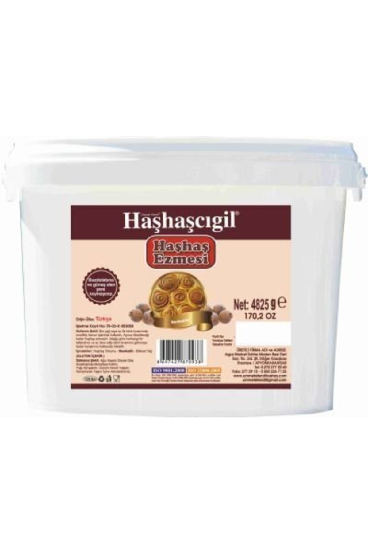 Gelincik Kahvaltılık Hamur Işlerinde Doğal 5kg Özel Üretim Haşhaş Ezmesi