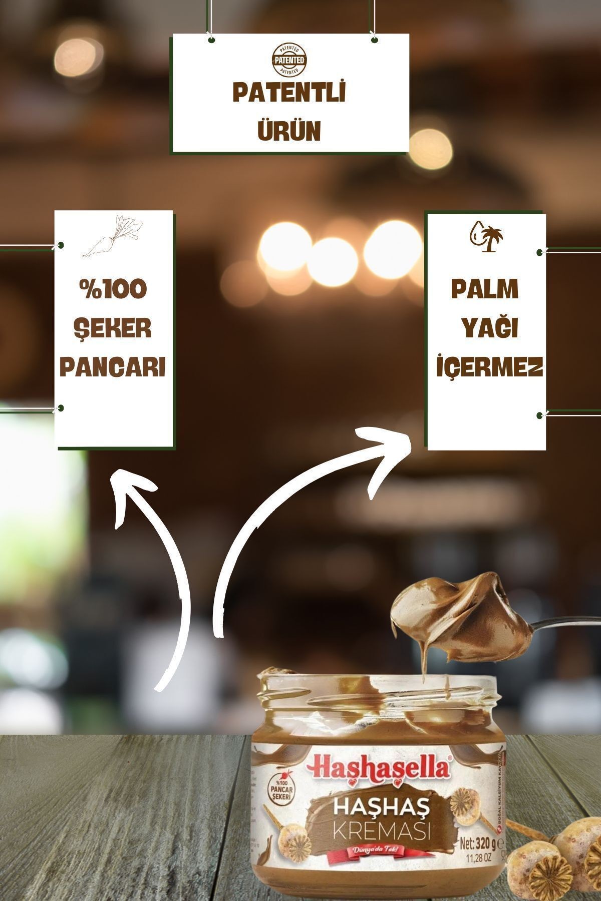 Gelincik Kahvaltılık Sürülebilir Doğal Katkısız 320gr Özel Üretim Haşhaş Kreması