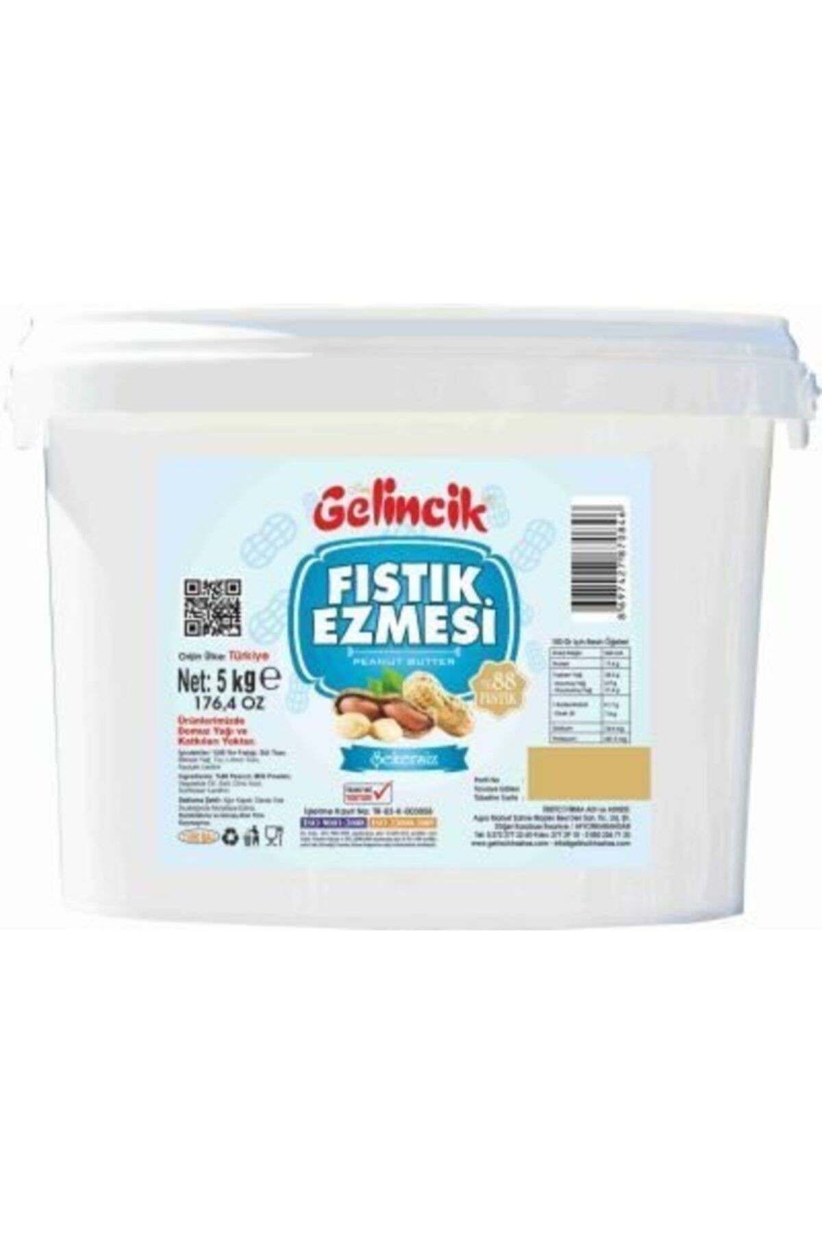 Şekersiz Fıstık Ezmesi Krem 5 kg