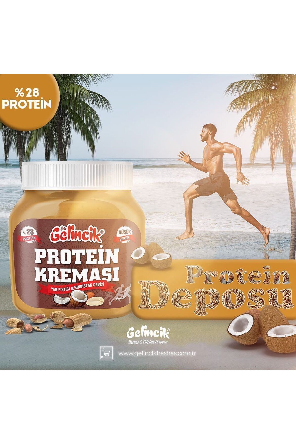 Kahvaltılık Sürülebilir Doğal Katkısız 650gr Özel Üretim Protein Kreması
