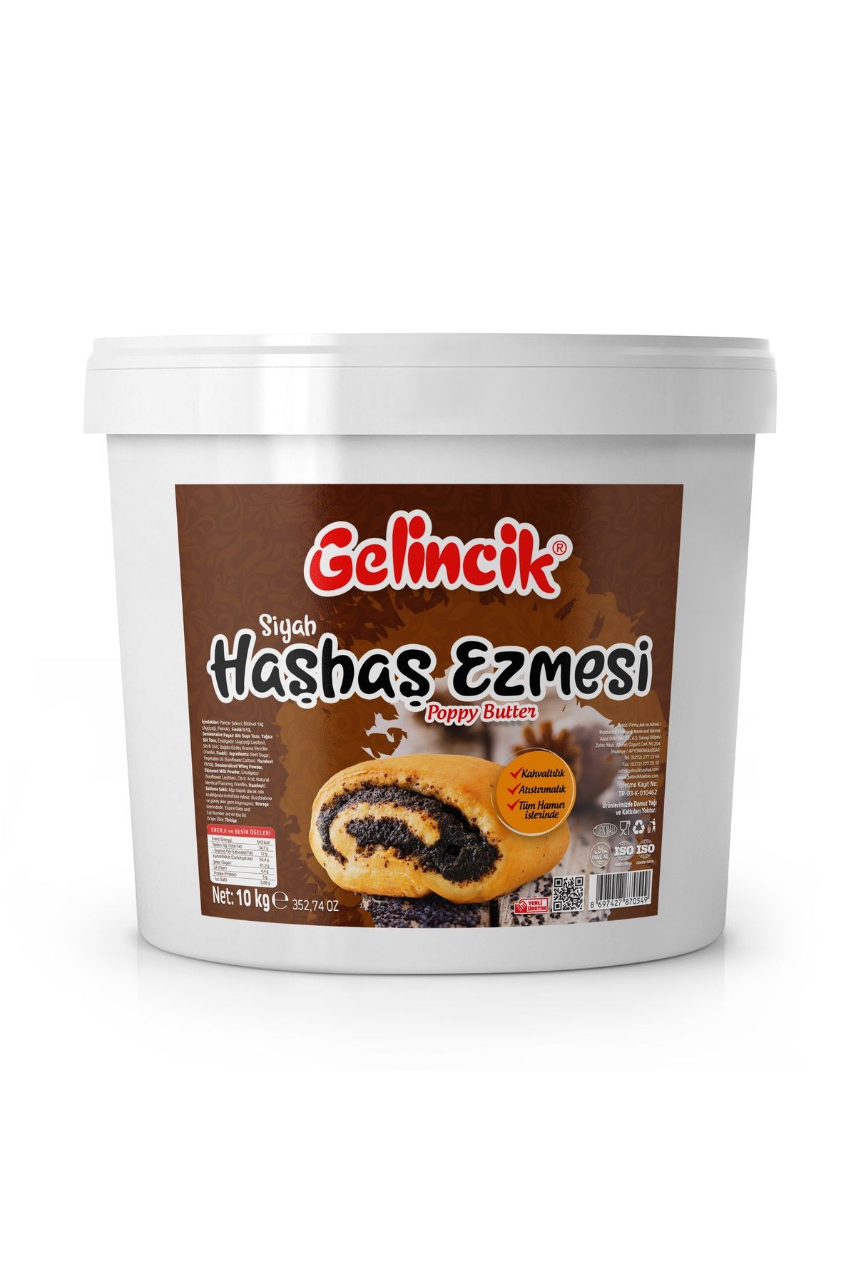 Siyah Haşhaş Ezmesi 10 Kg