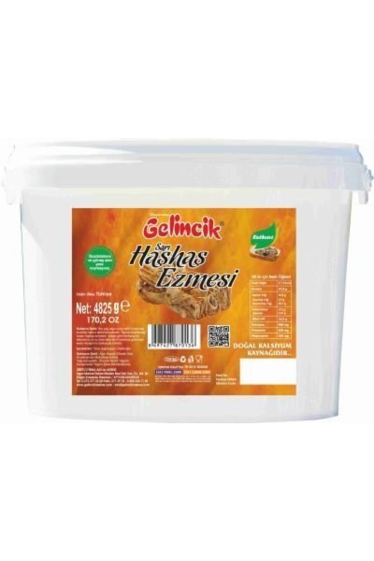 Hamur Işlerinde Kahvaltılık Doğal Katkısız 5kg Özel Üretim Sarı Haşhaş Ezmesi